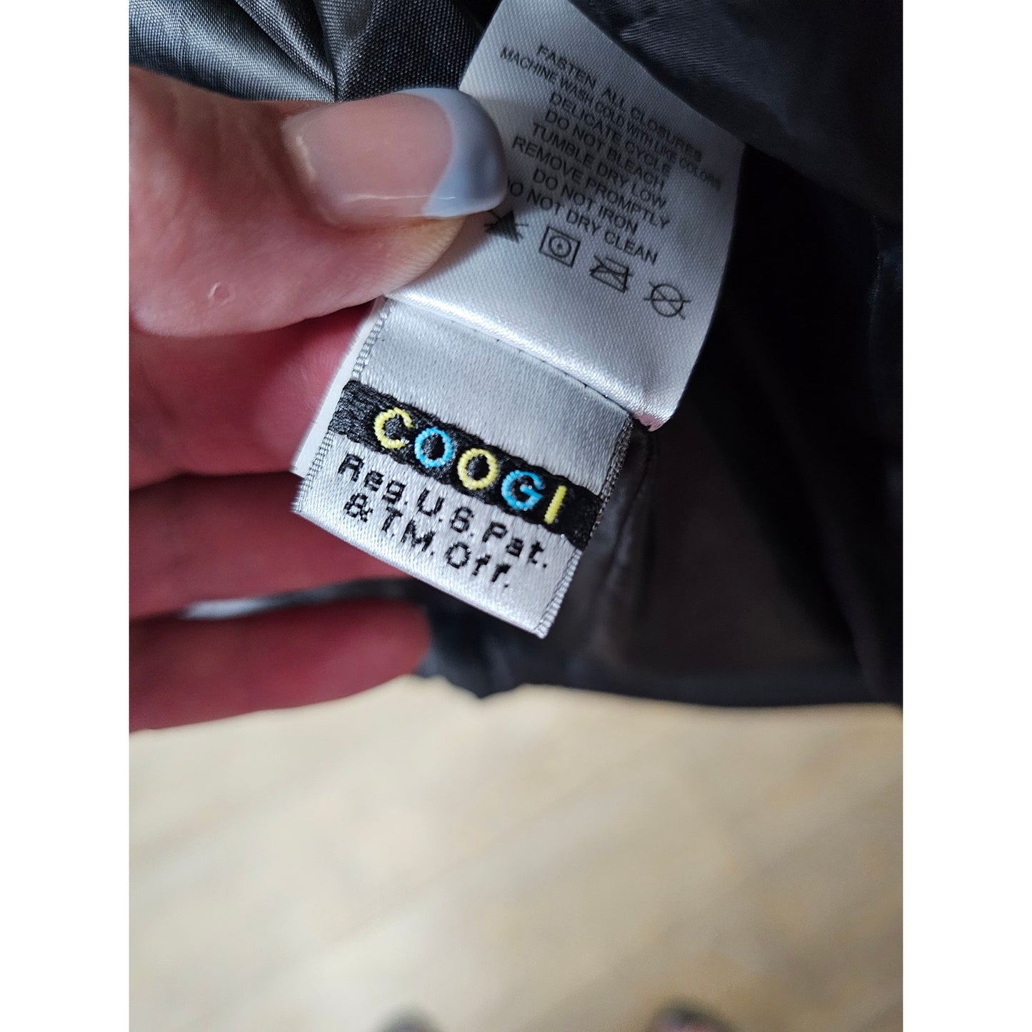 Coogi Gray/Black Wool Blend Hooded Girls Peacoat Jacket coat, winter wear size 4