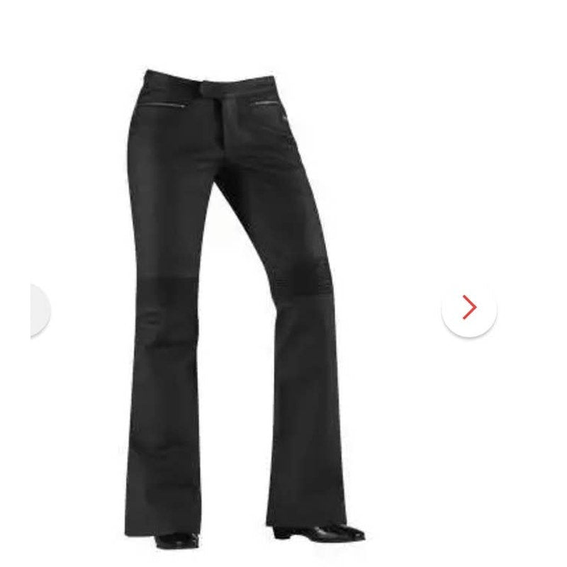 Icon Hella Ladies Motorcycle Street Riding Leather Pants size 9