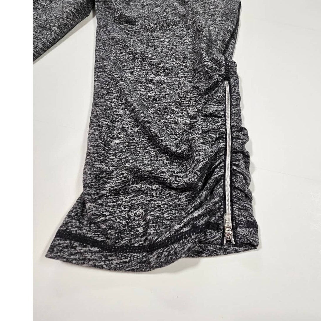 NWT Tangerine Capri Leggings Marled black ladies size XXL