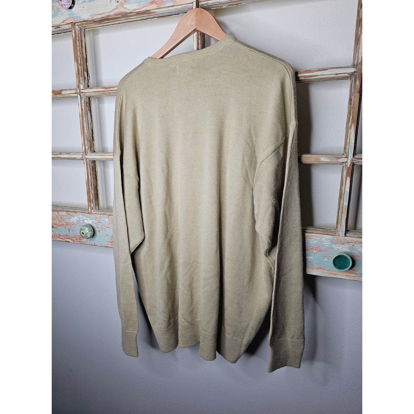 Vintage Pringle Neutral Tan Men's Sweater Size XL