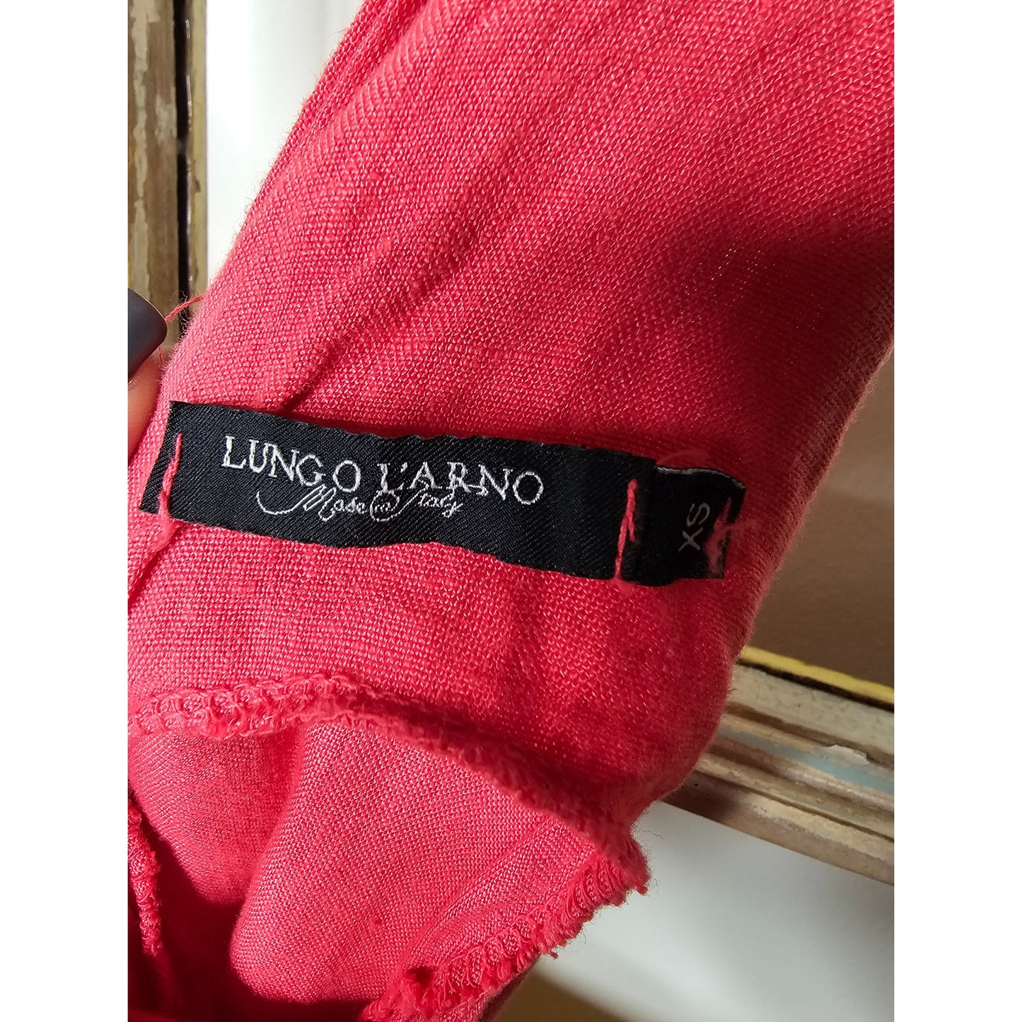 Linen Lungo La'rno Sleeveless Jumpsuit Cropped length size XS