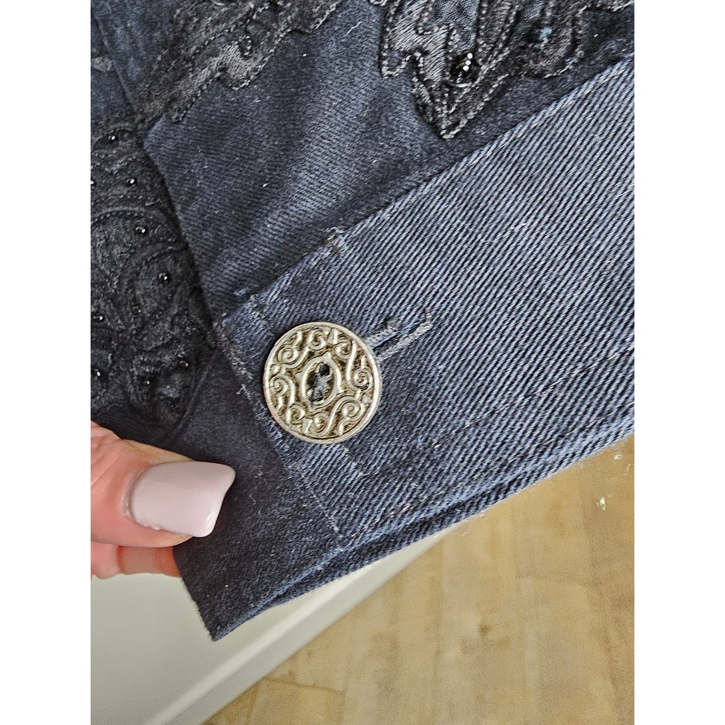Laura Ashley Women's Navy Blue Jacket Size 1X