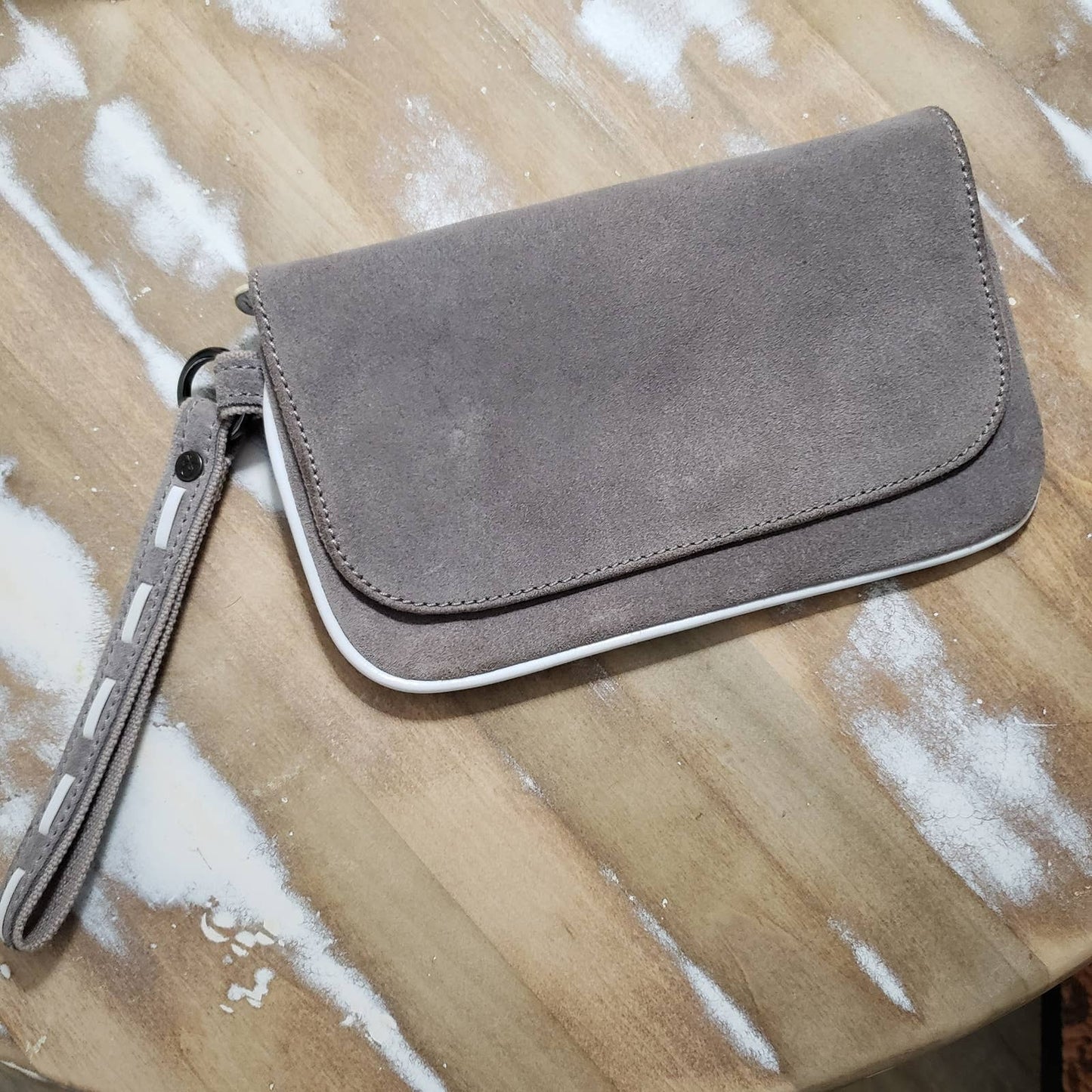 Proenza Schouler For Target Grey Suede Wristlet