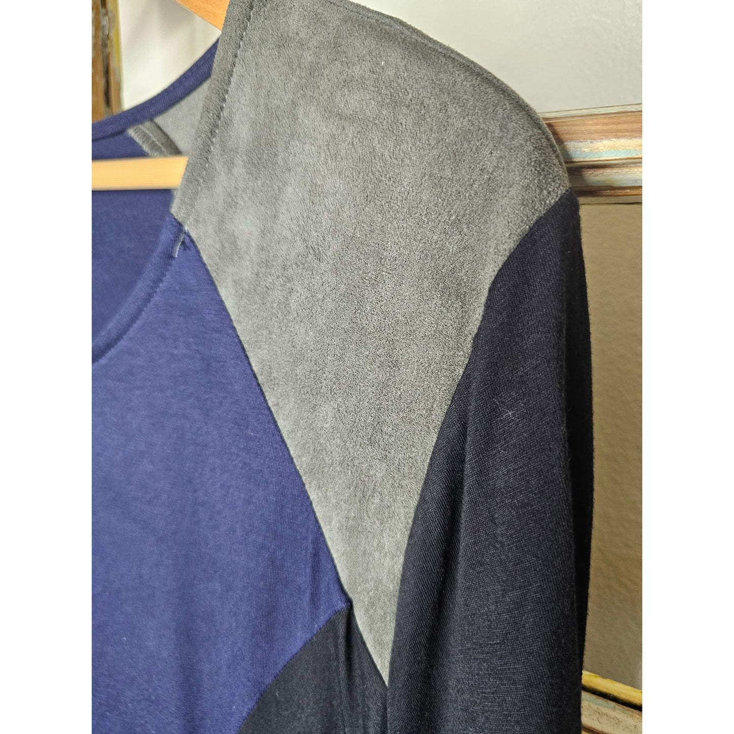 Karen Kane Color Block Rayon/ Spandex 3/4 sleeve dress size 3x