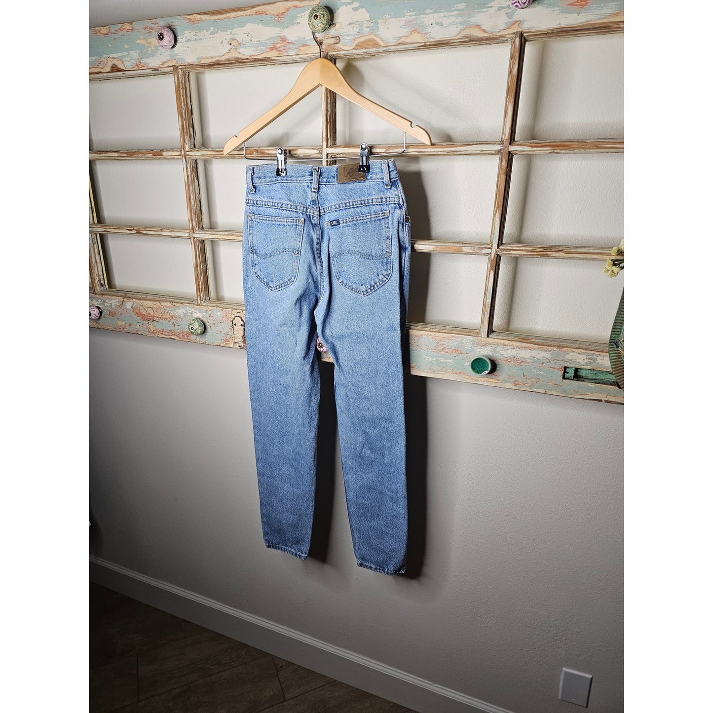 Vintage Lee Jeans 80s High Rise light wash ladies size 9