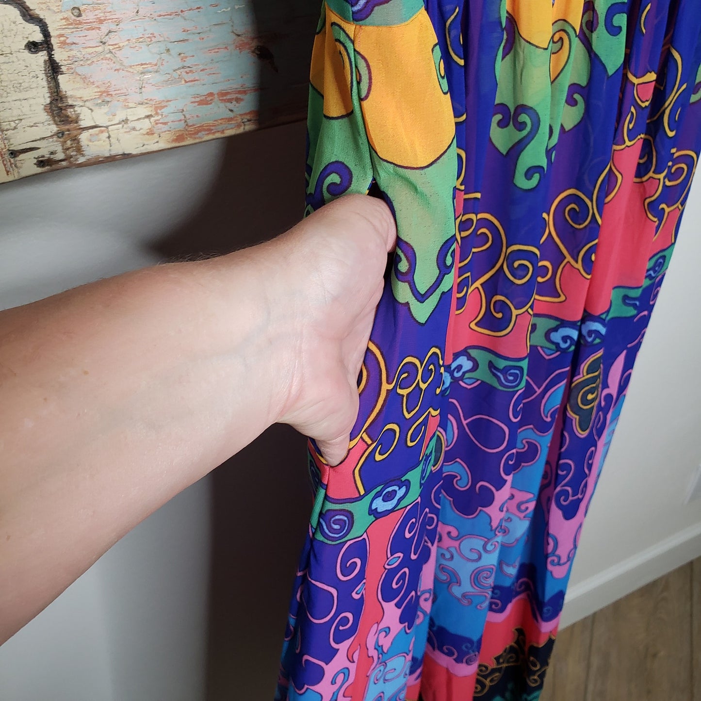 MODCLOTH MUSTER THE LENGTH MAXI DRESS LADIES SIZE LARGE