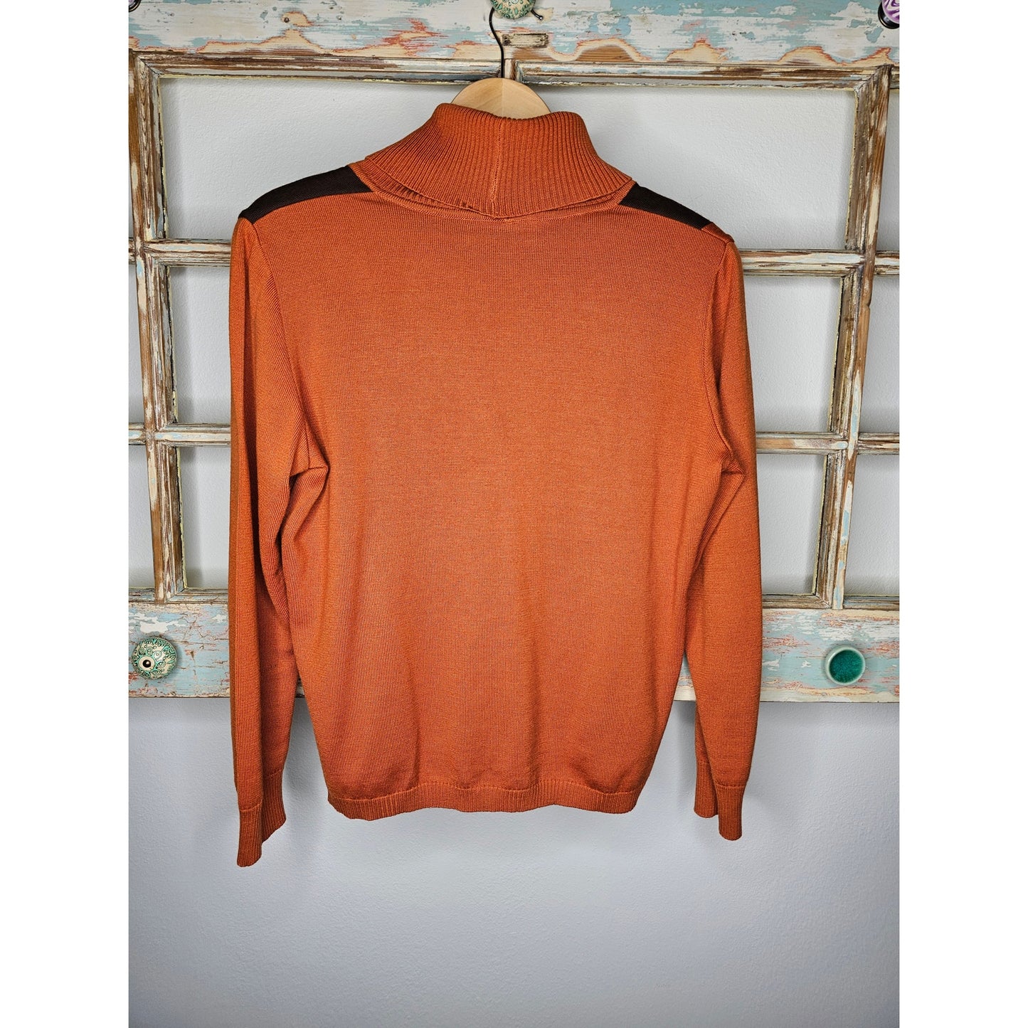 Merino Wool Vintage Escola Cowl Neck Pullover Ladies Size Small