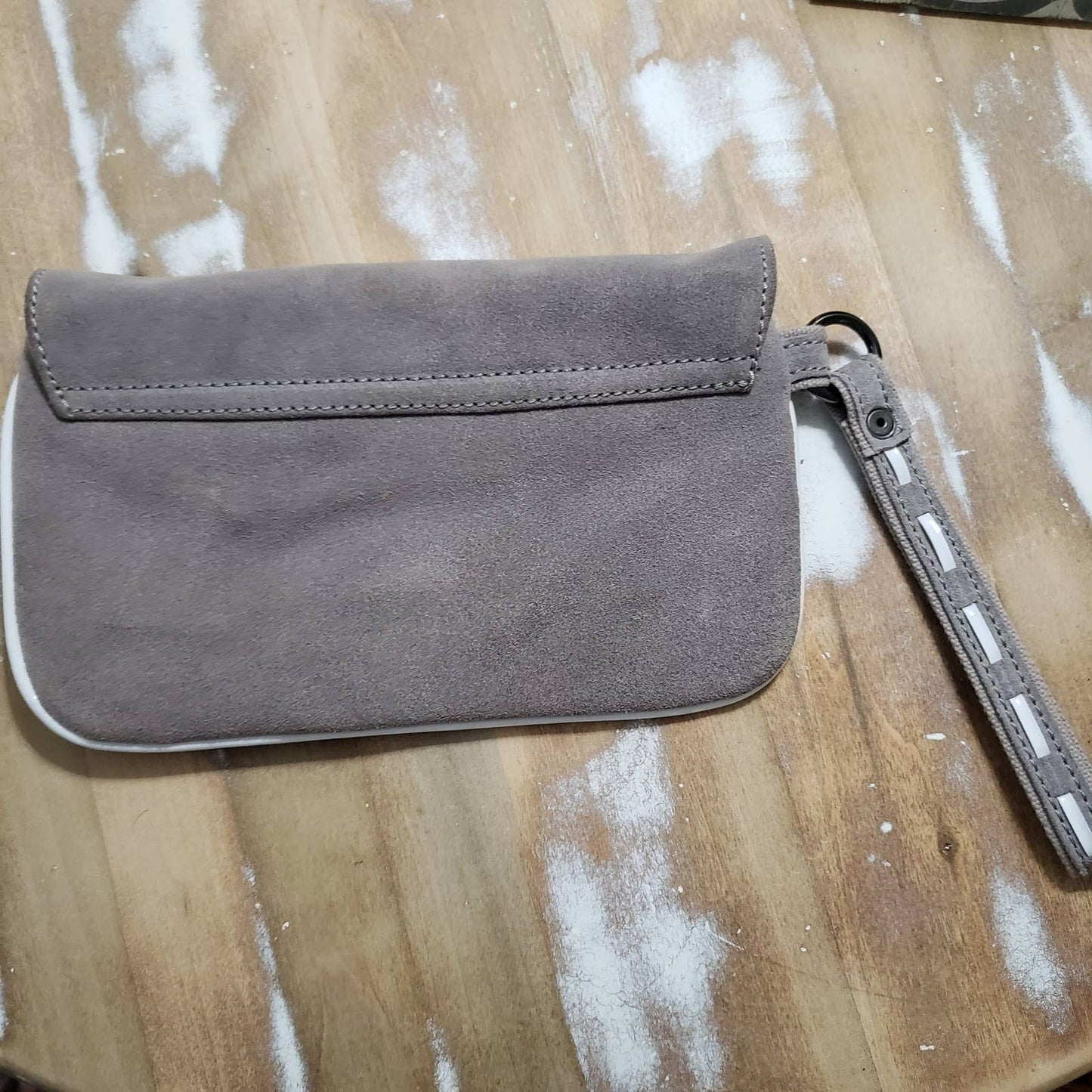 Proenza Schouler For Target Grey Suede Wristlet