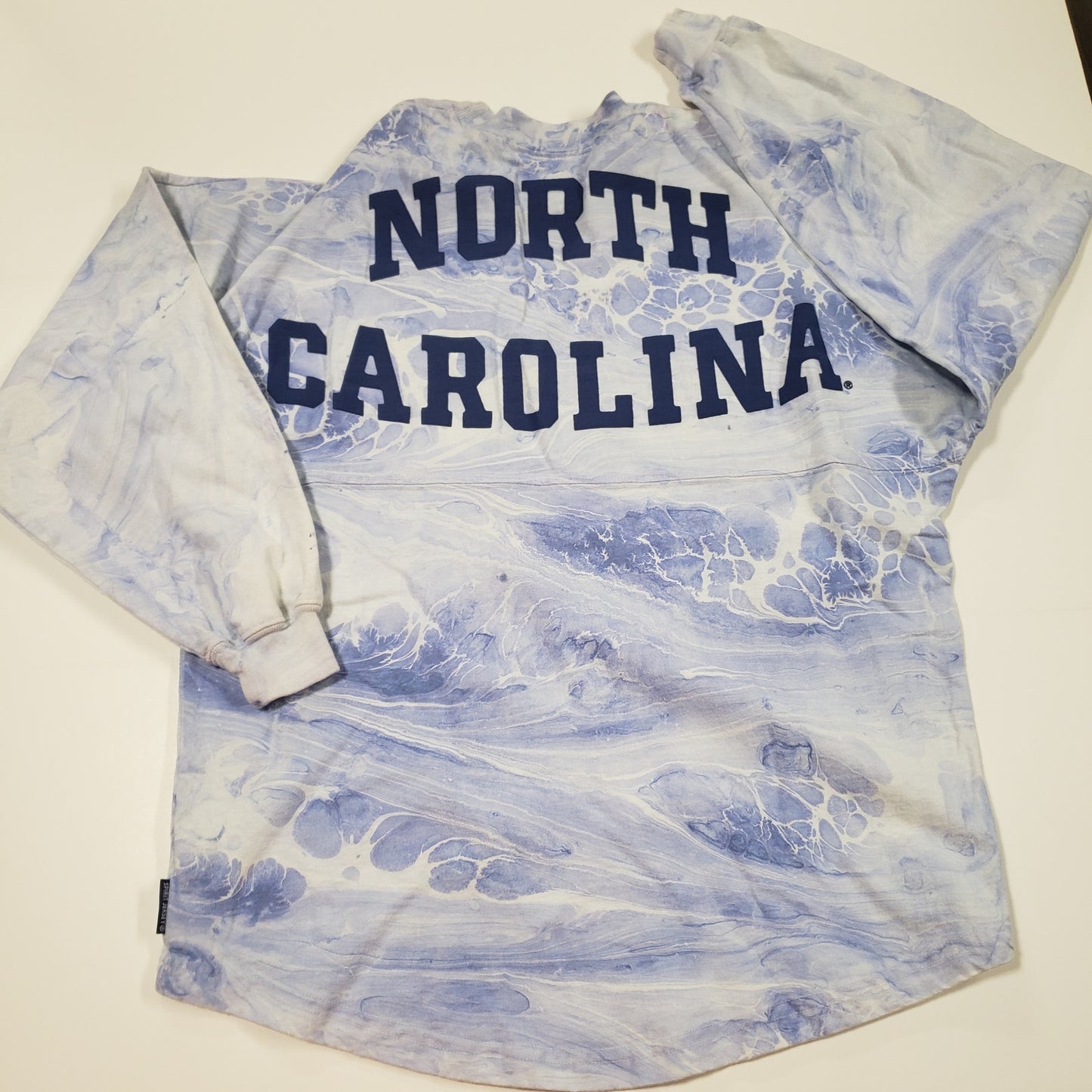 North Carolina Tar Heels Long sleeve Spirit Jersey Tee Size Small