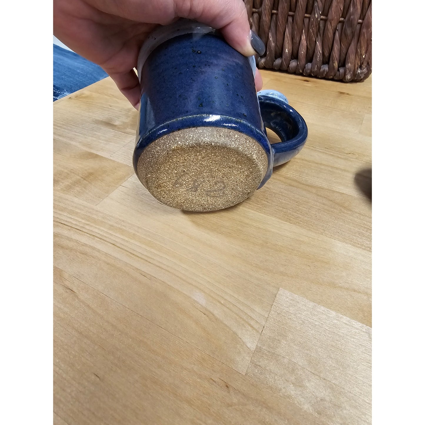 Studio Pottery Two Mugs perfect for Coffee or Tea for Queen & Grouch