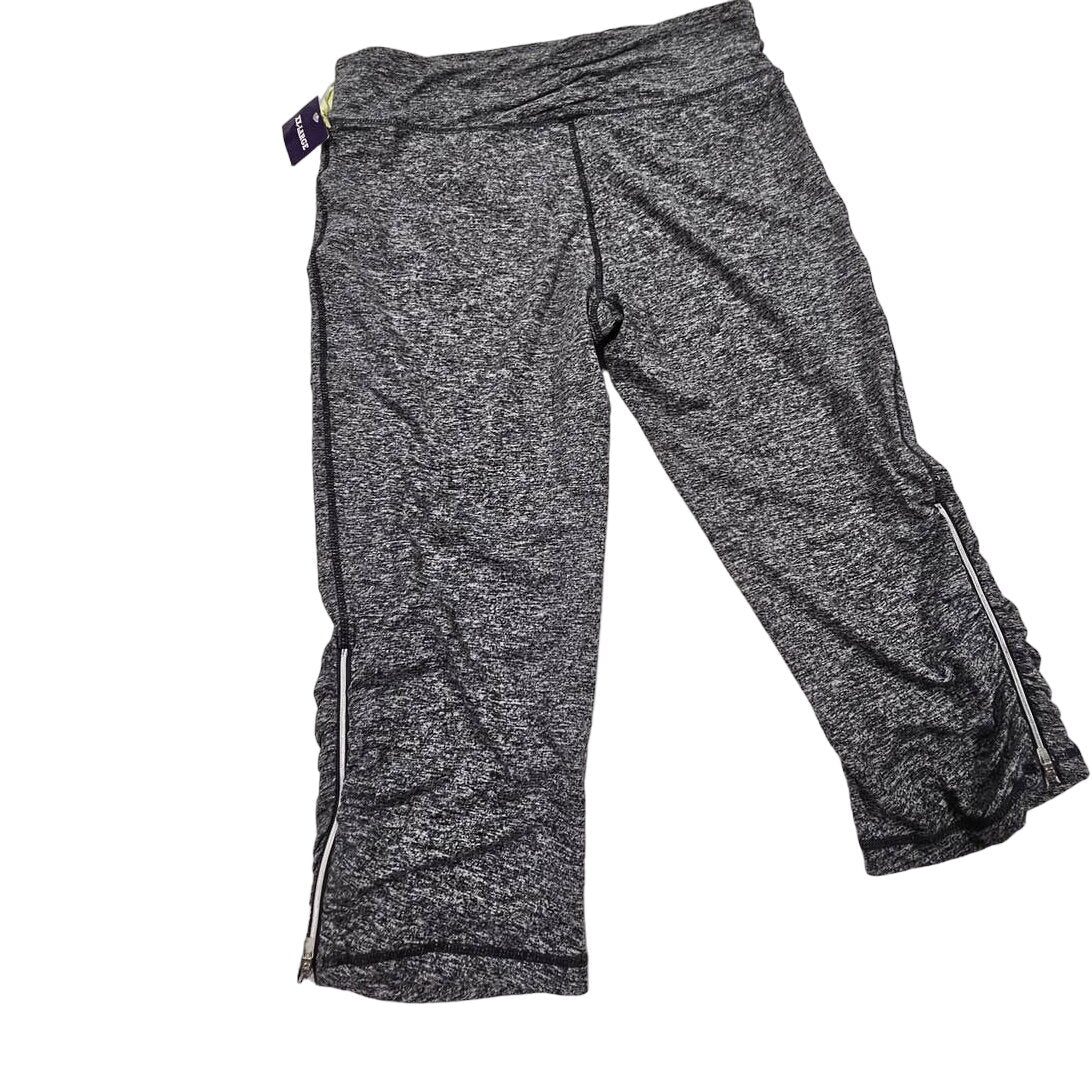 NWT Tangerine Capri Leggings Marled black ladies size XXL