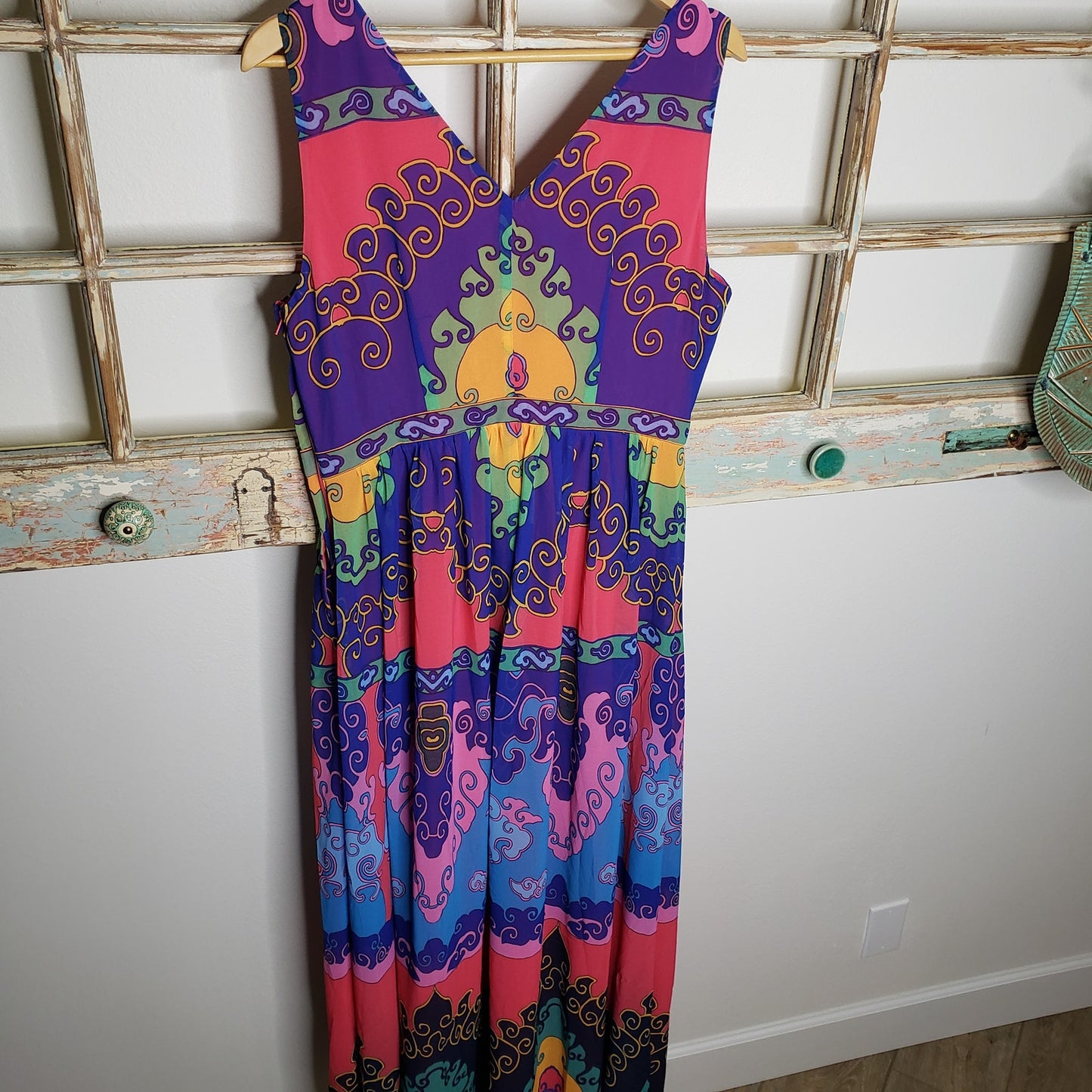 MODCLOTH MUSTER THE LENGTH MAXI DRESS LADIES SIZE LARGE
