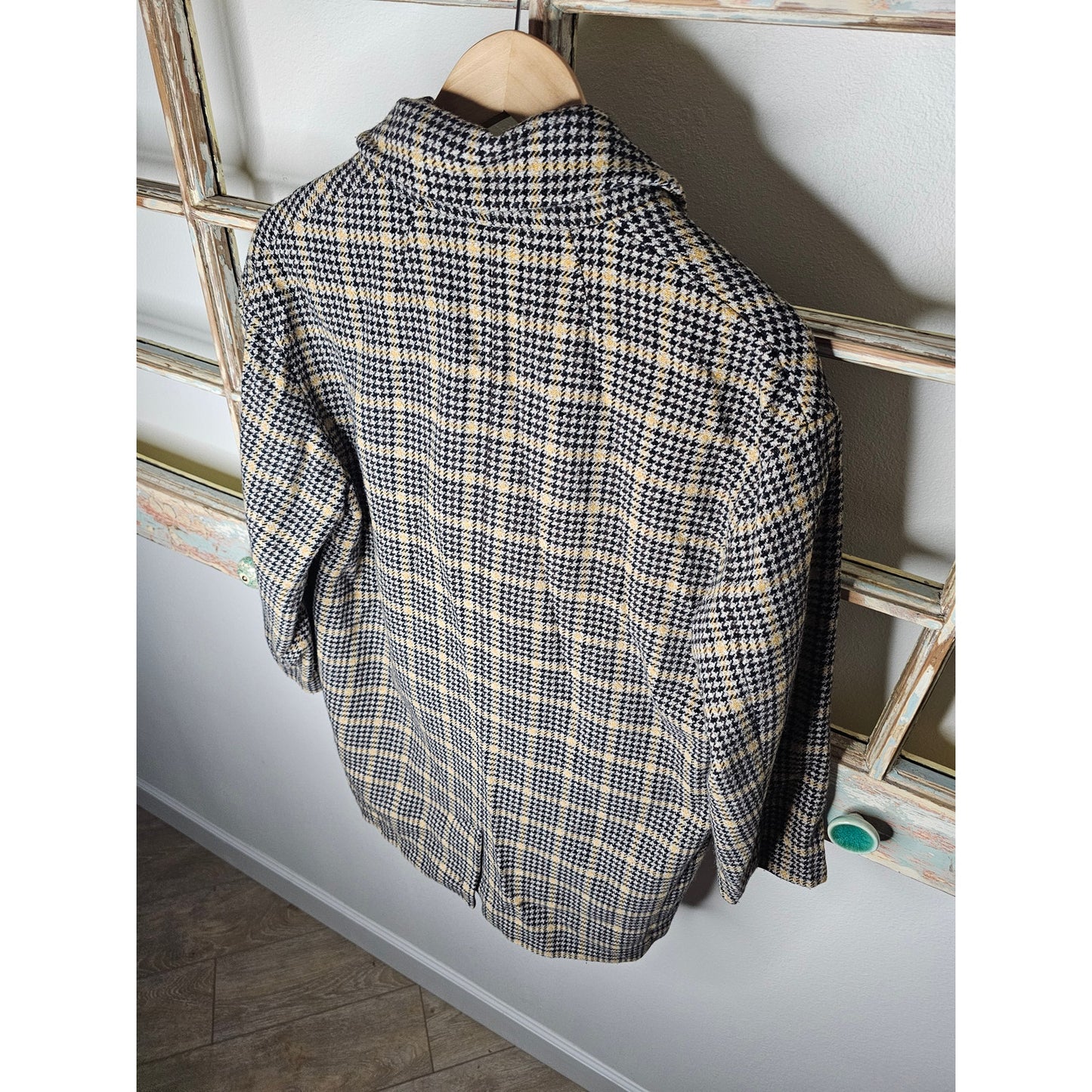 M.I.H Tweed Double Breasted Coat with pockets size Large