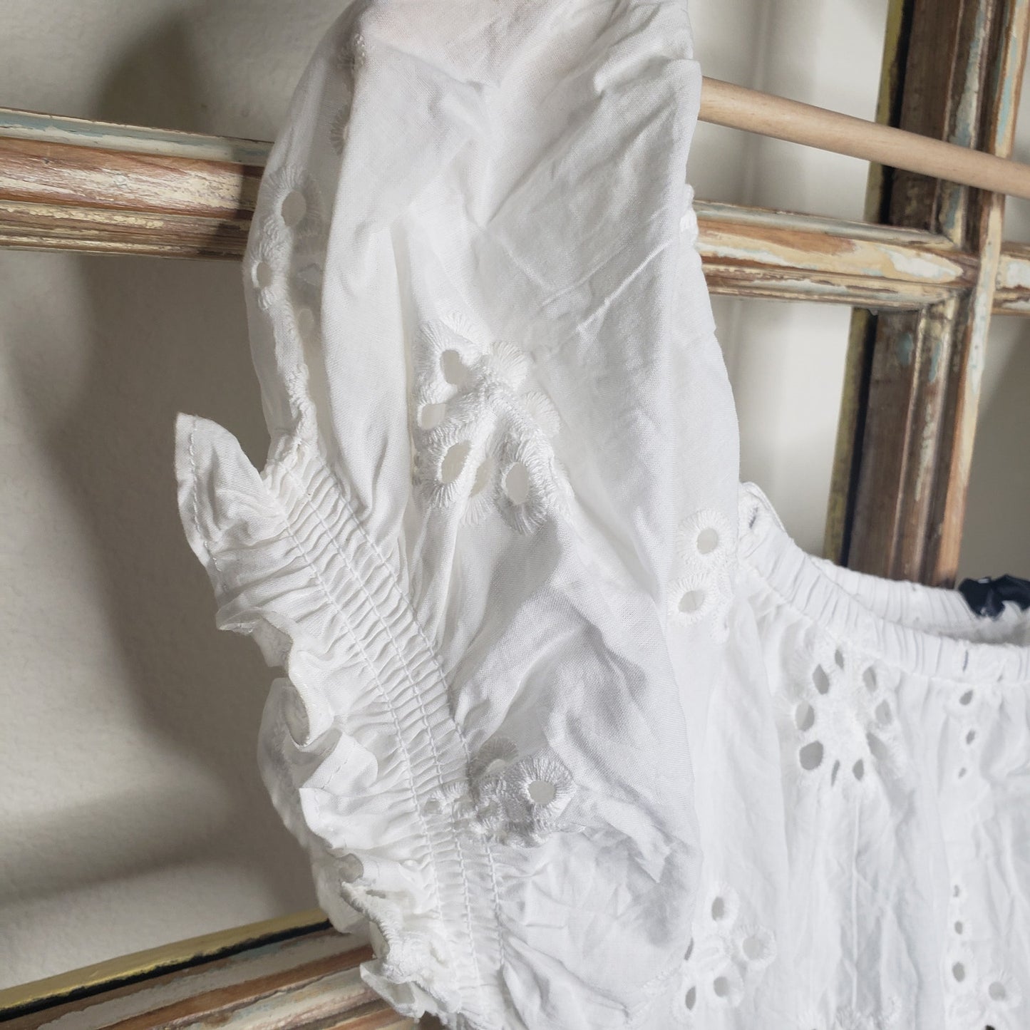NWT Aqua Swim white eyelet Dress / Coverup size Medium