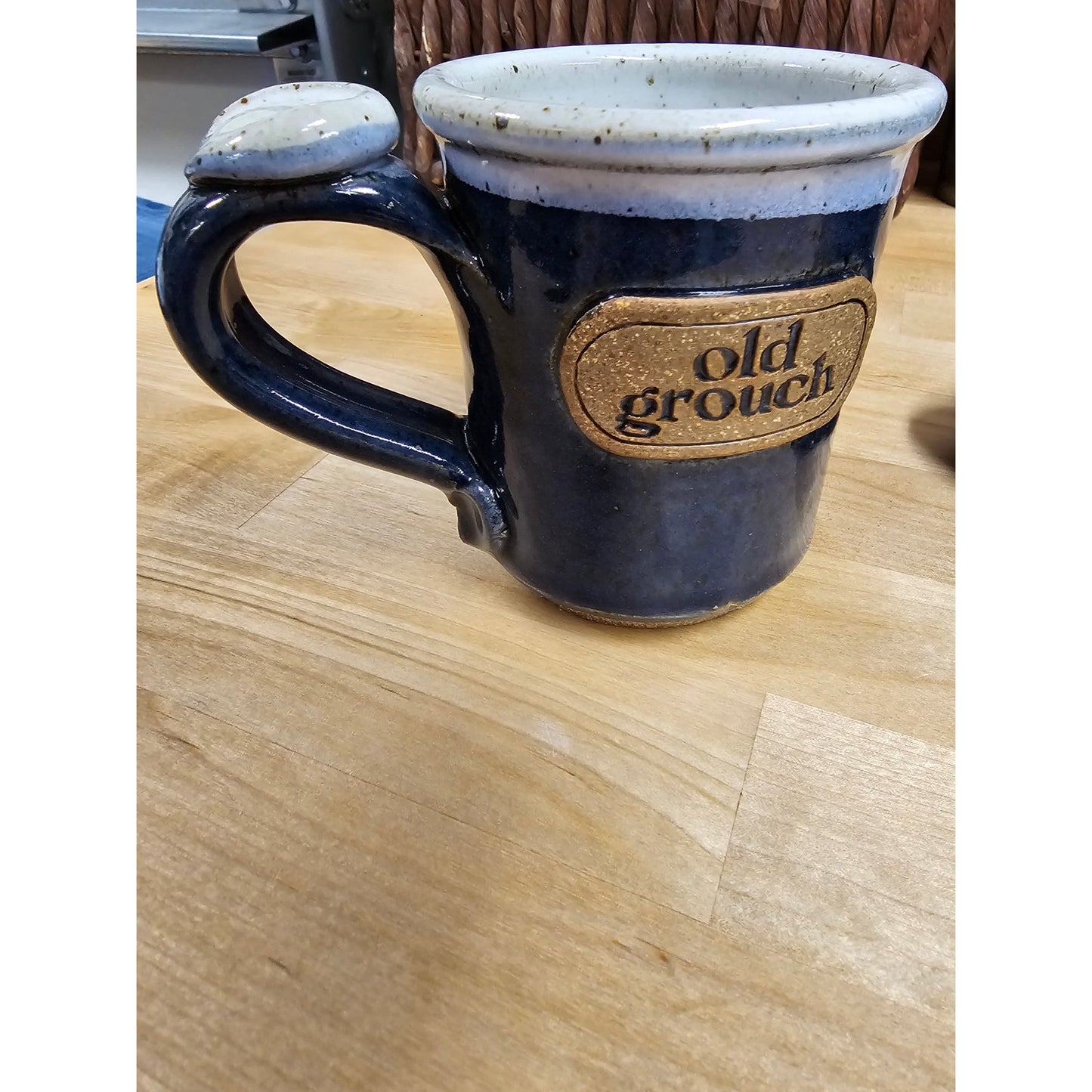 Studio Pottery Two Mugs perfect for Coffee or Tea for Queen & Grouch