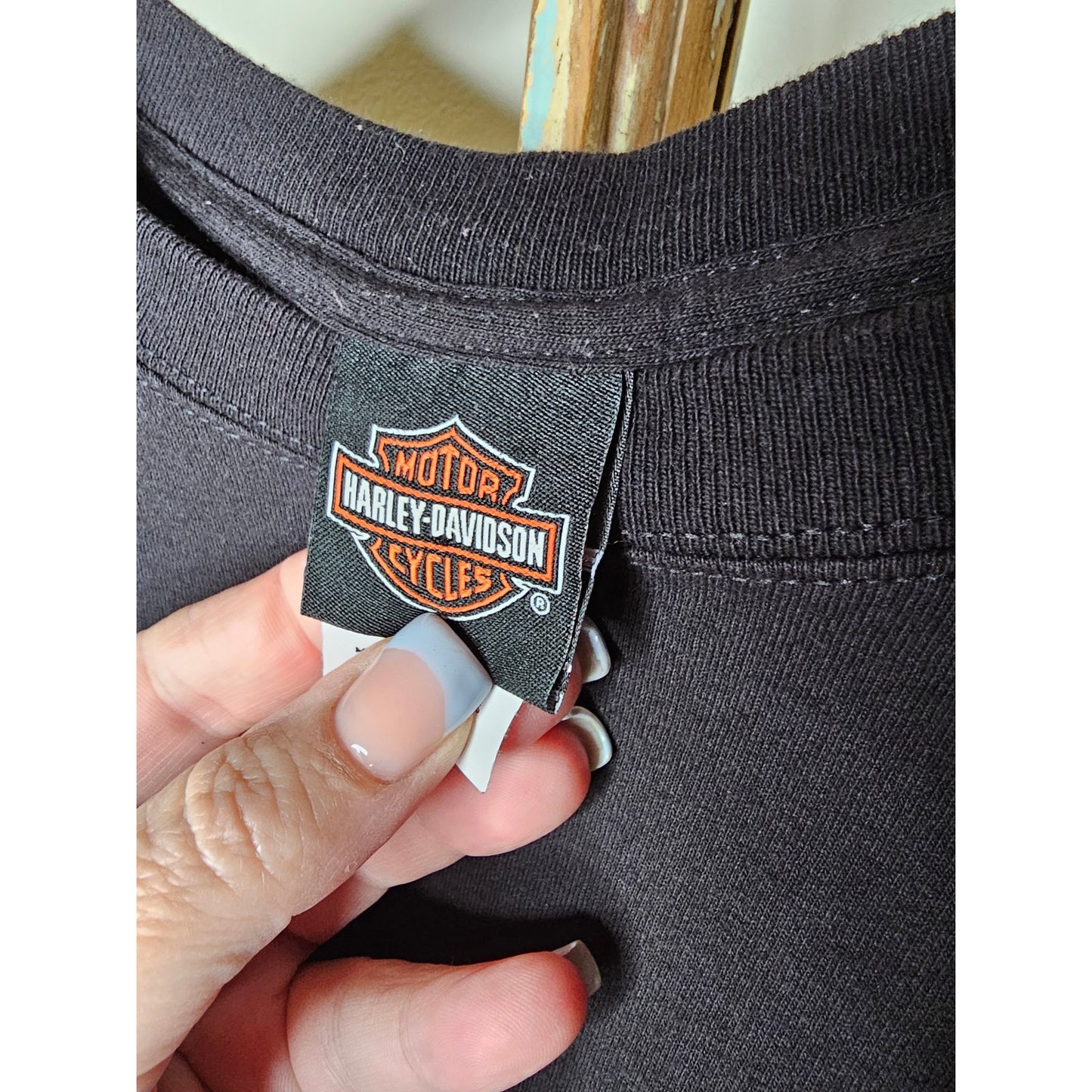 Harley Davidson Long Sleeve Spitzie's Albany Tee Men's size Medium