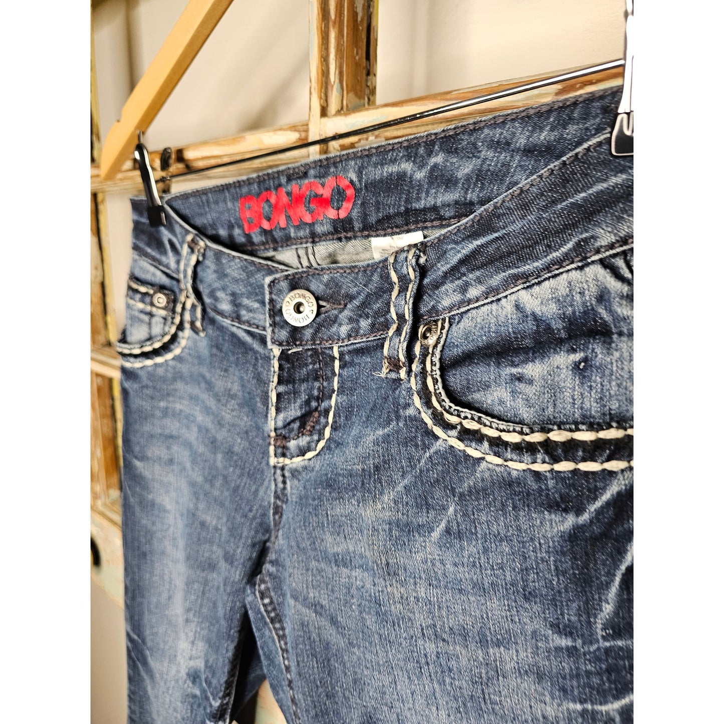 Vintage Bongo Low Rise Medium Wash Jeans Ladies Size 5