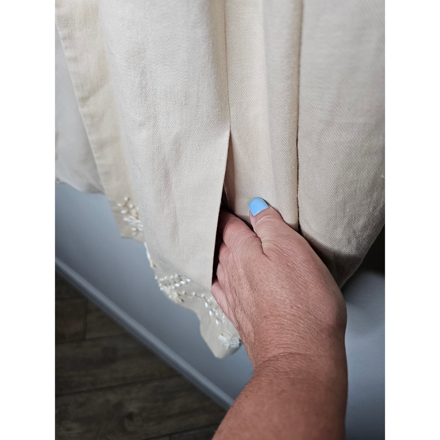 Lafayette 148 New York Cream Linen Blazer with embellishment size 24