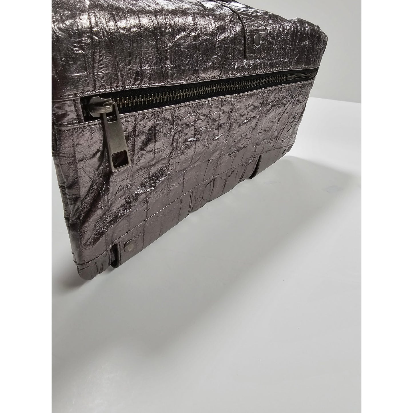 NWT MATT & NAT SAKS FIFTH AVE. VEGAN PEWTER CLUTCH