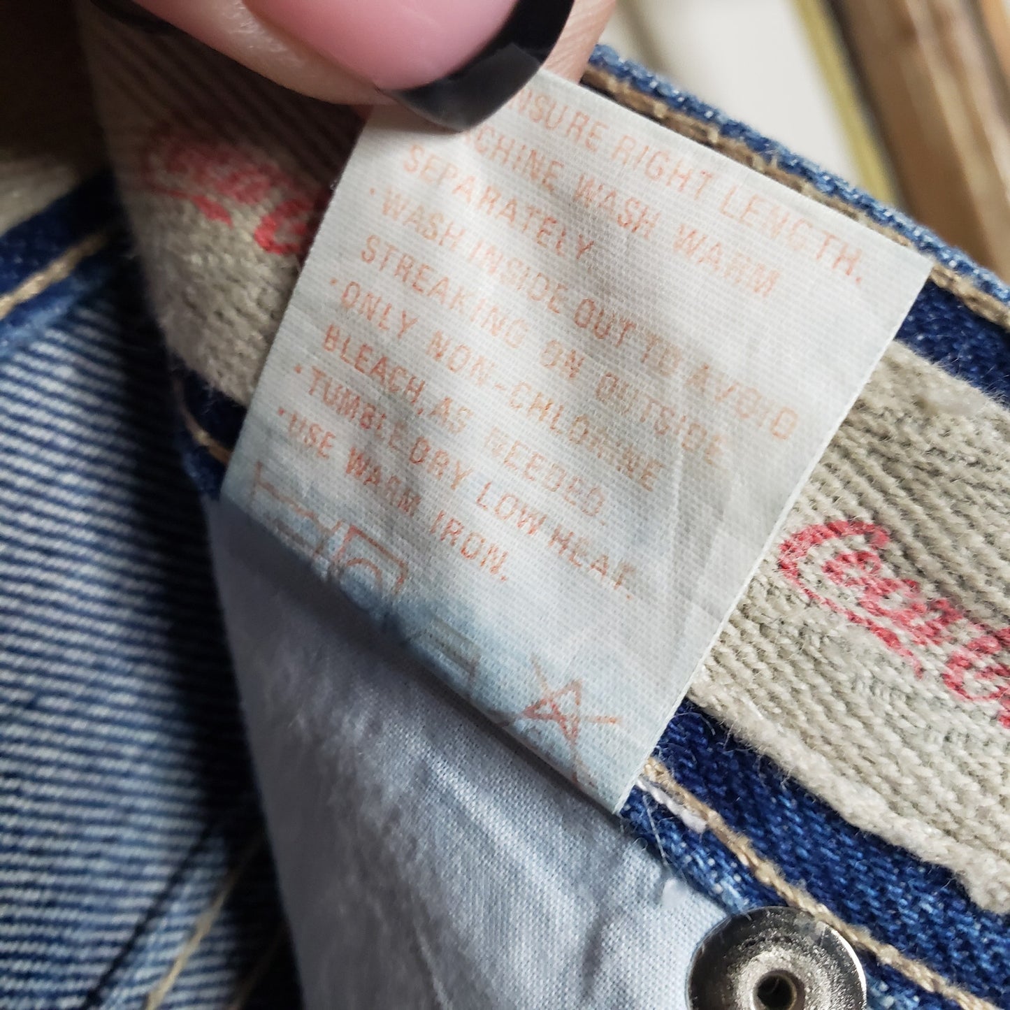 Vintage Coca Cola high rise tapered leg Jeans ladies size 8