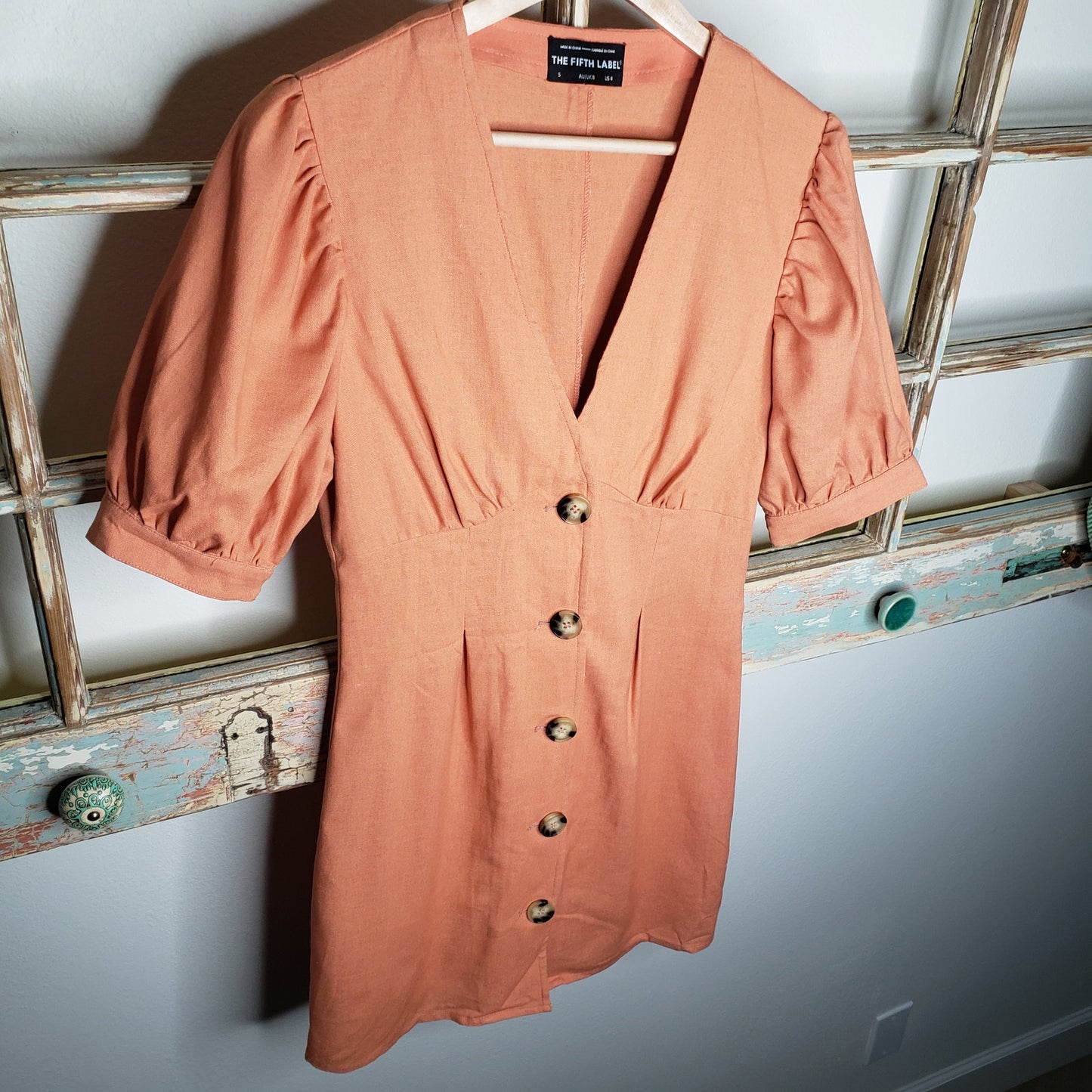 The Fifth Label Linen button front dress size small