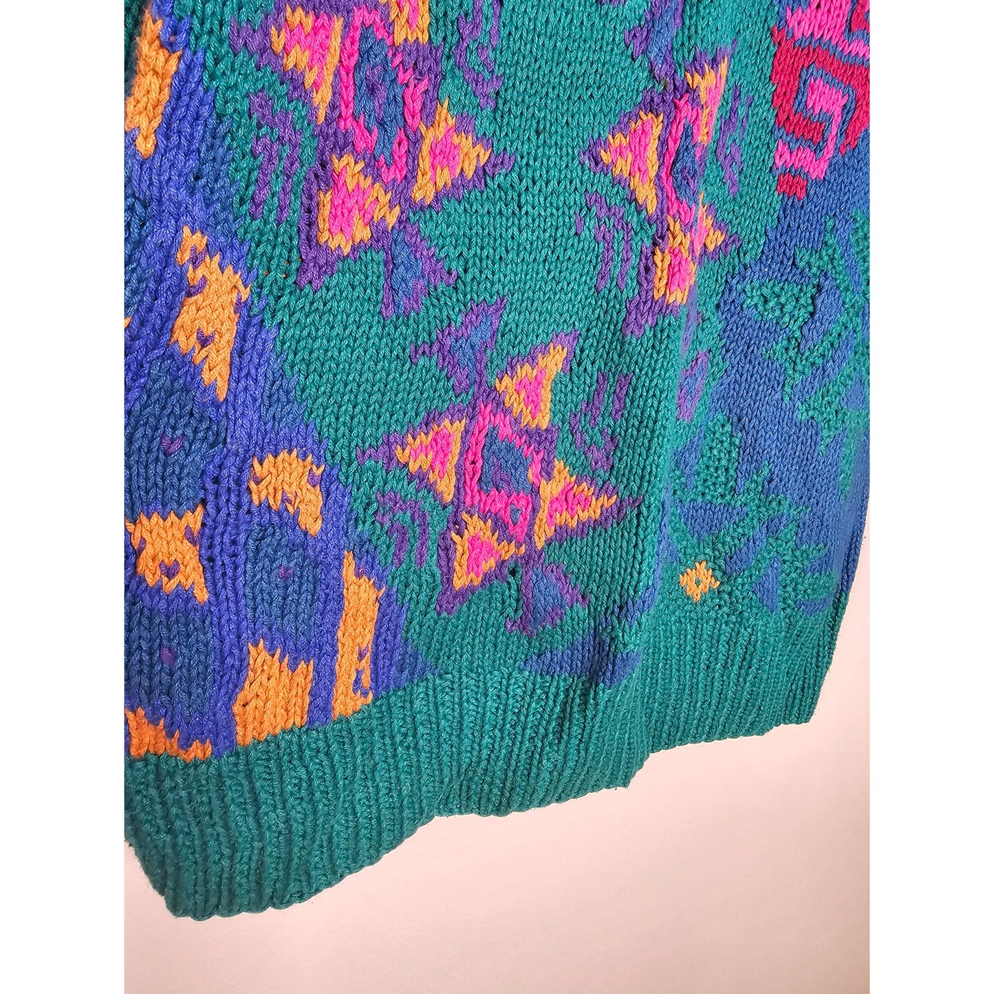 Vintage Hand knitted Sweater by Weathervane ladies size Medium