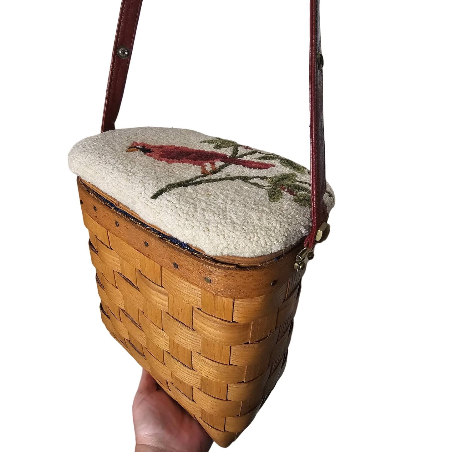 Vintage Cardinal Putney Basket For The Bird Lover