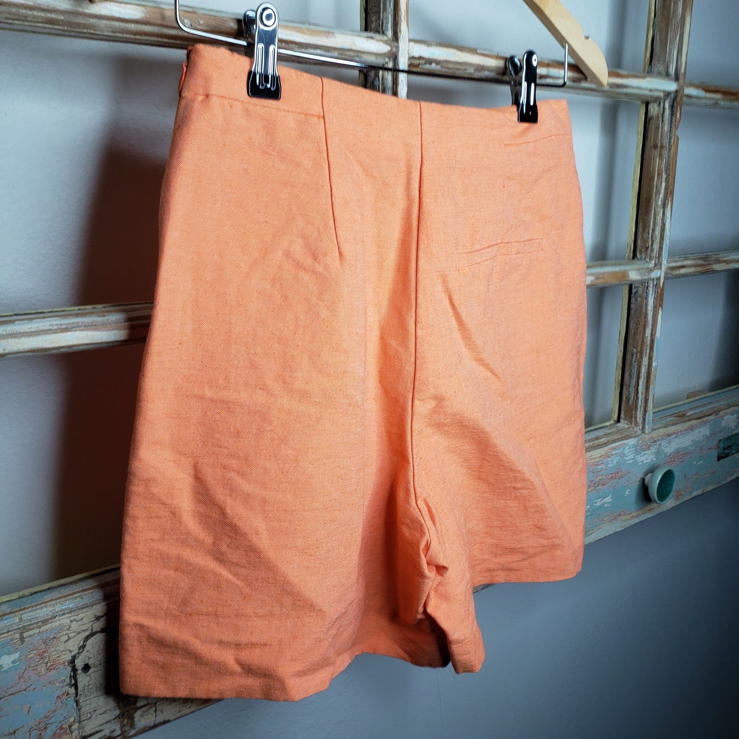 Motivi Italian Made Linen sherbert Shorts ladies size 2
