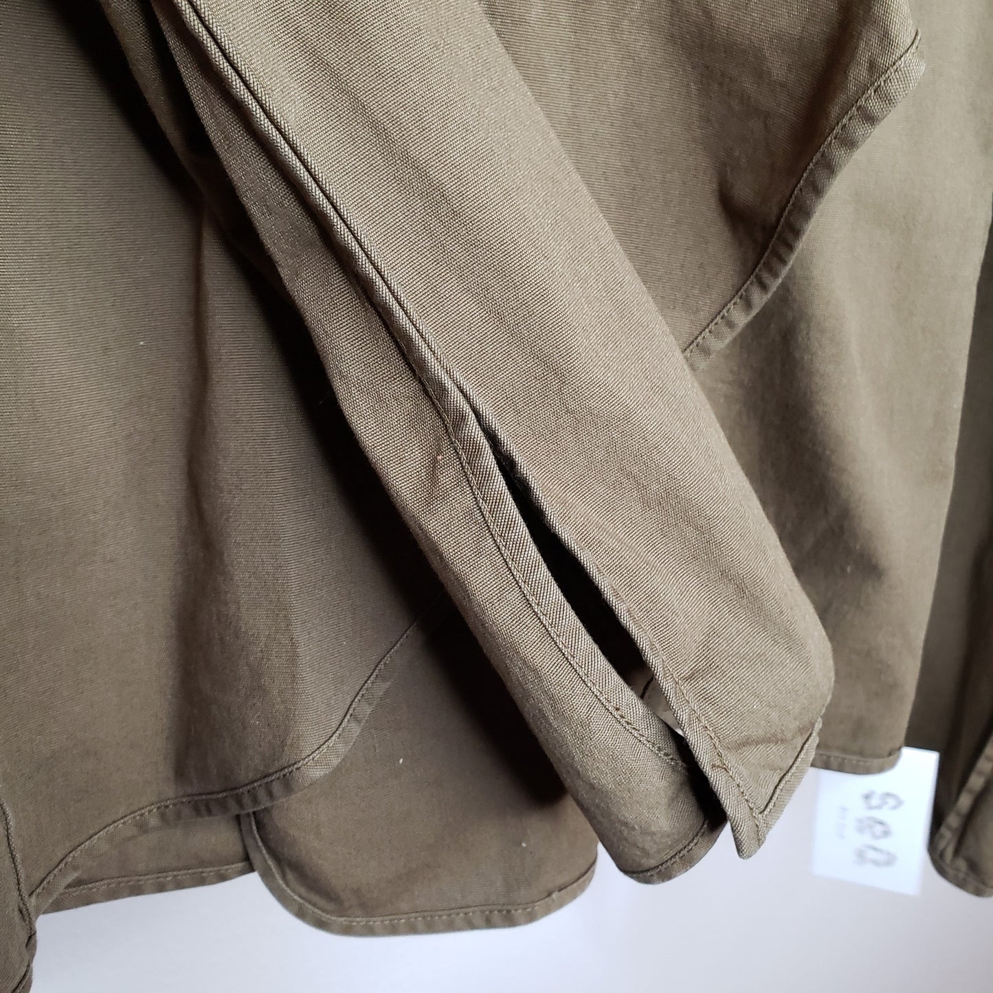 Sea New York Army Green Ruffle Jacket Ladies size 2 NWT