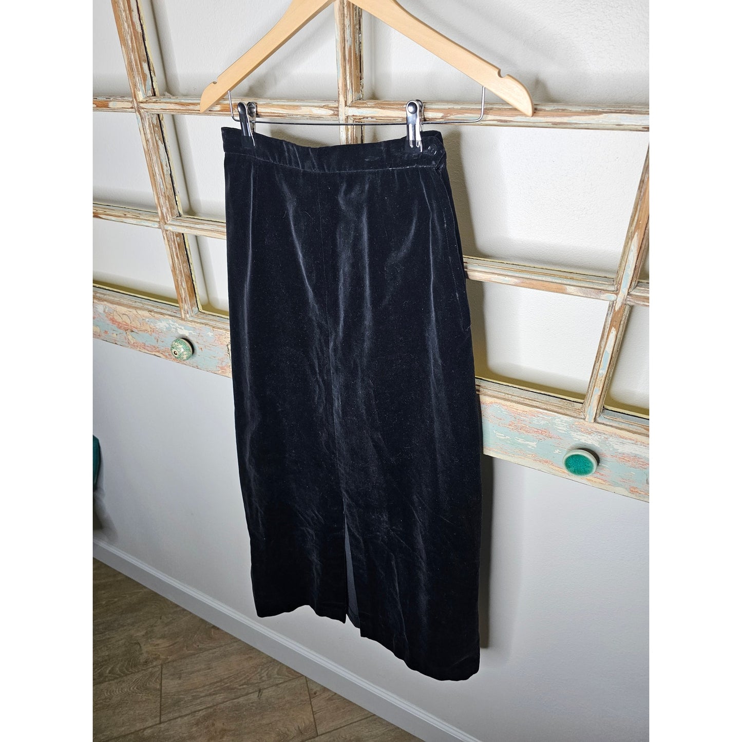 Vintage Prestige Of Boston Straight Velour Midi Skirt ladies size 10