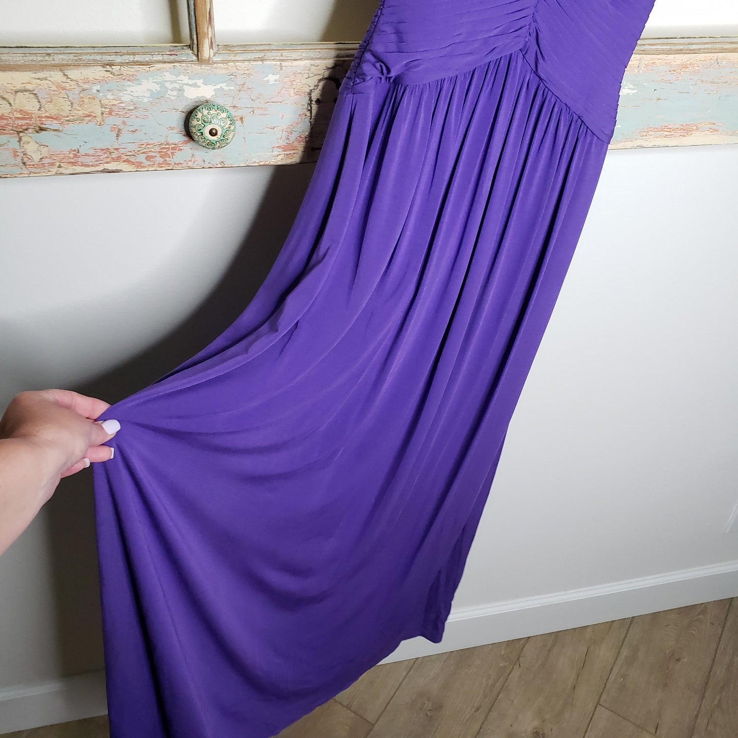 Vintage BCBG Maxazria Purple LIZ Dress Ladies size XXS NWT