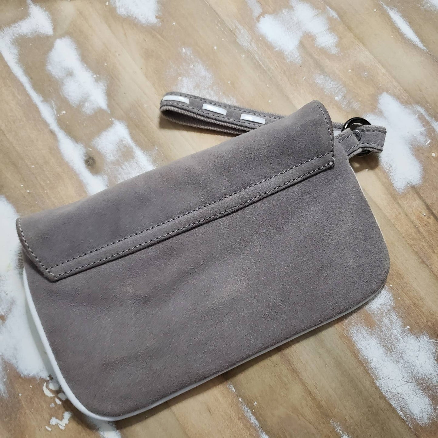 Proenza Schouler For Target Grey Suede Wristlet