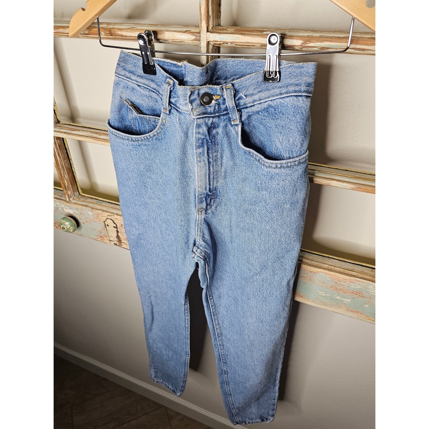 Vintage Lee Jeans 80s High Rise light wash ladies size 9