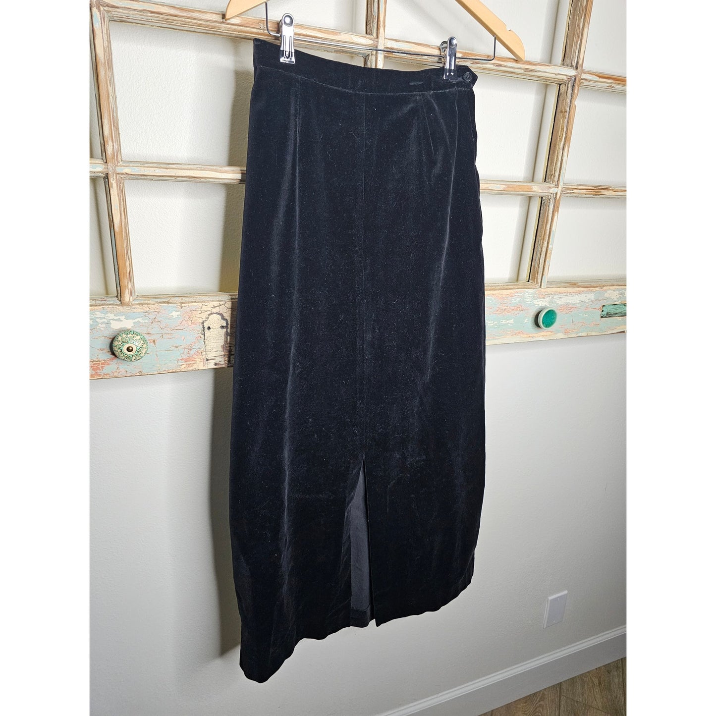 Vintage Prestige Of Boston Straight Velour Midi Skirt ladies size 10