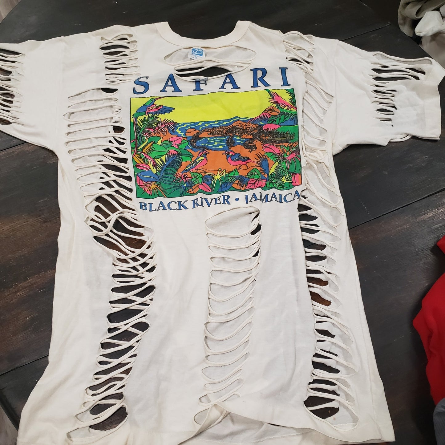 Jamaican Safari Swimsuit Coverup by Sun Island ladies size XL