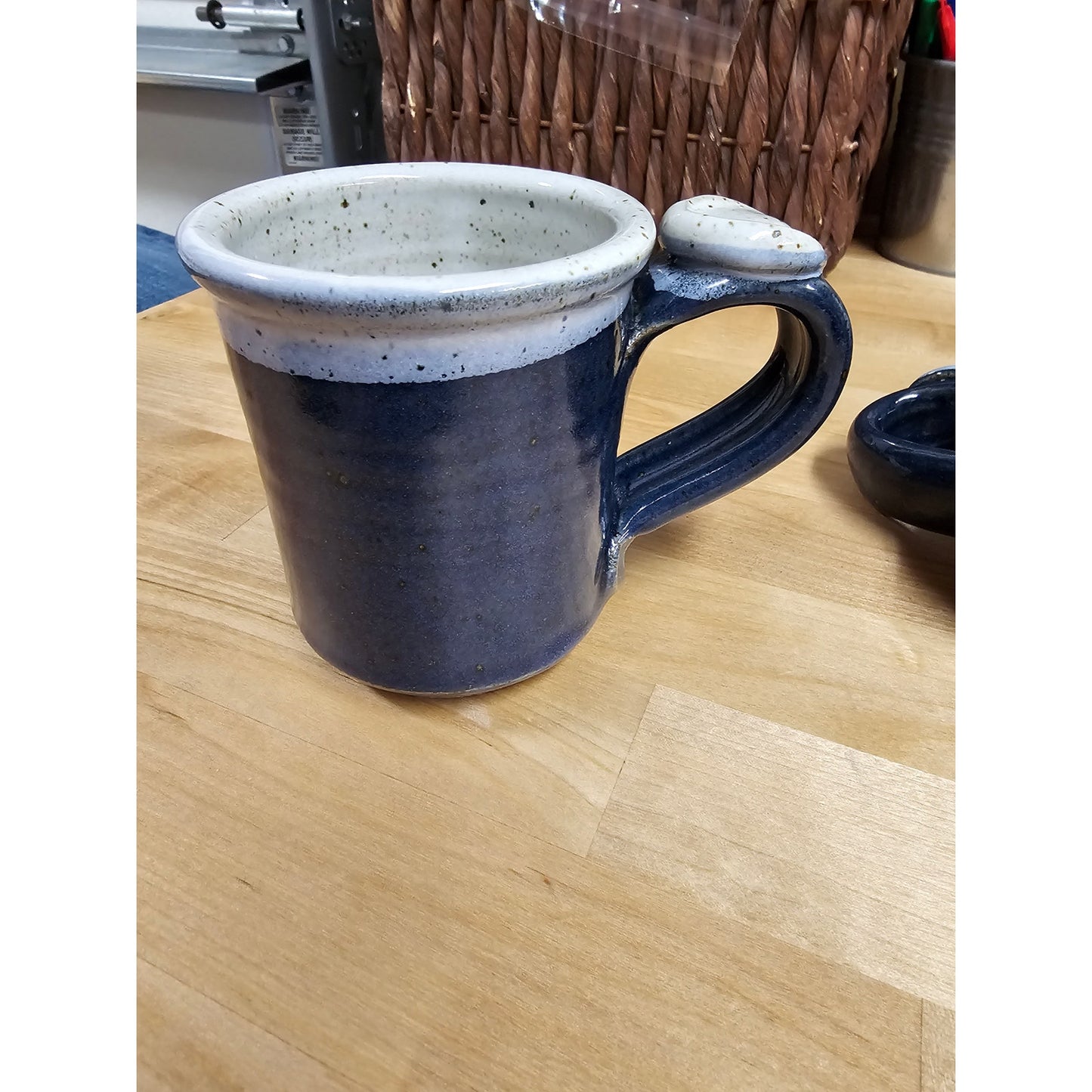 Studio Pottery Two Mugs perfect for Coffee or Tea for Queen & Grouch