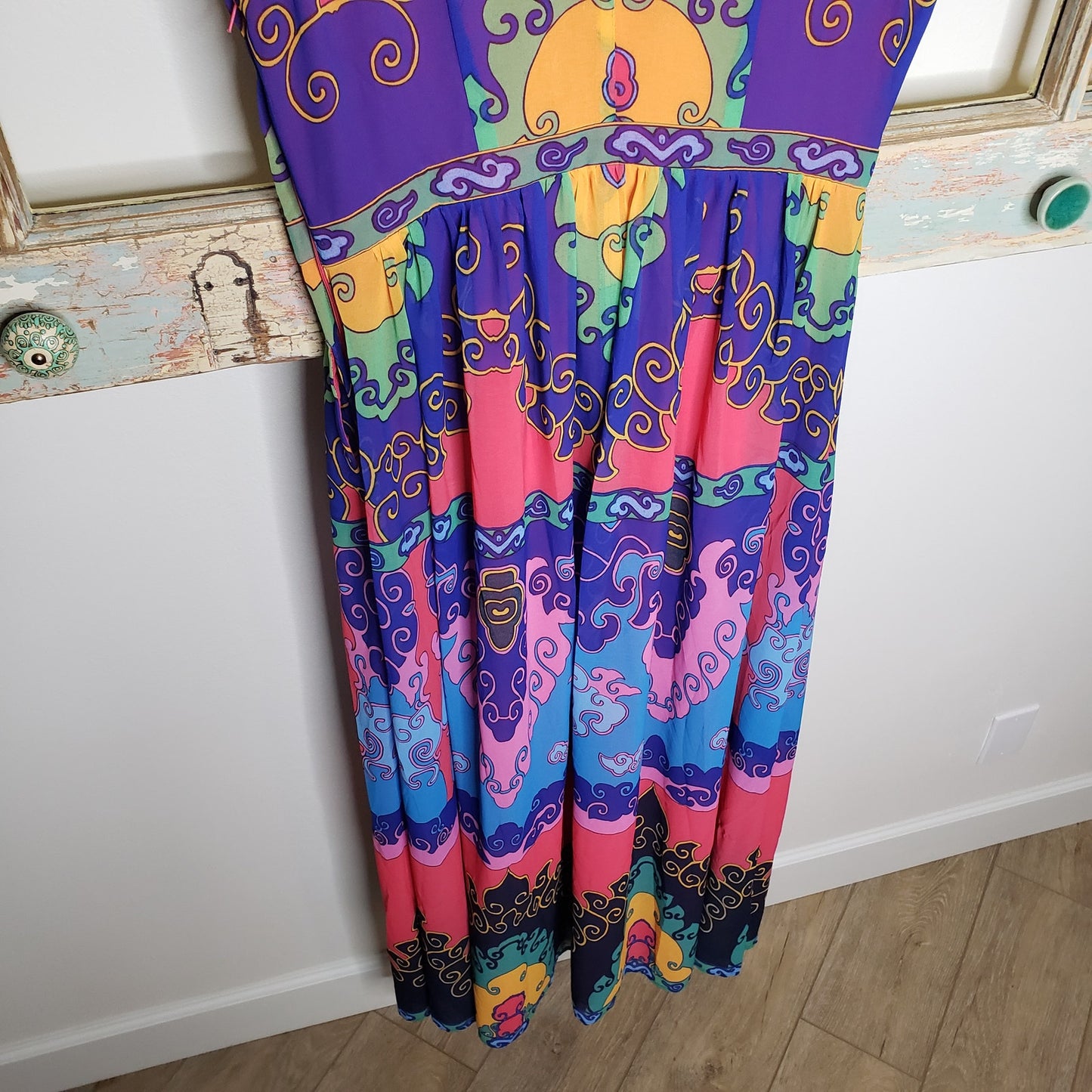 MODCLOTH MUSTER THE LENGTH MAXI DRESS LADIES SIZE LARGE
