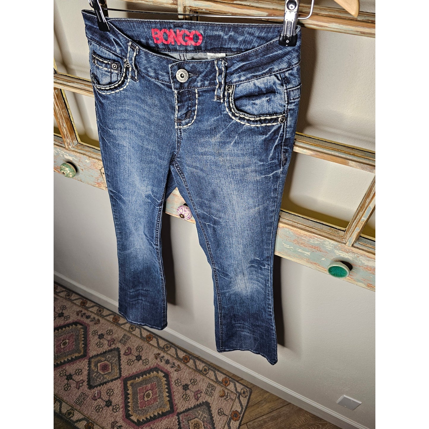 Vintage Bongo Low Rise Medium Wash Jeans Ladies Size 5