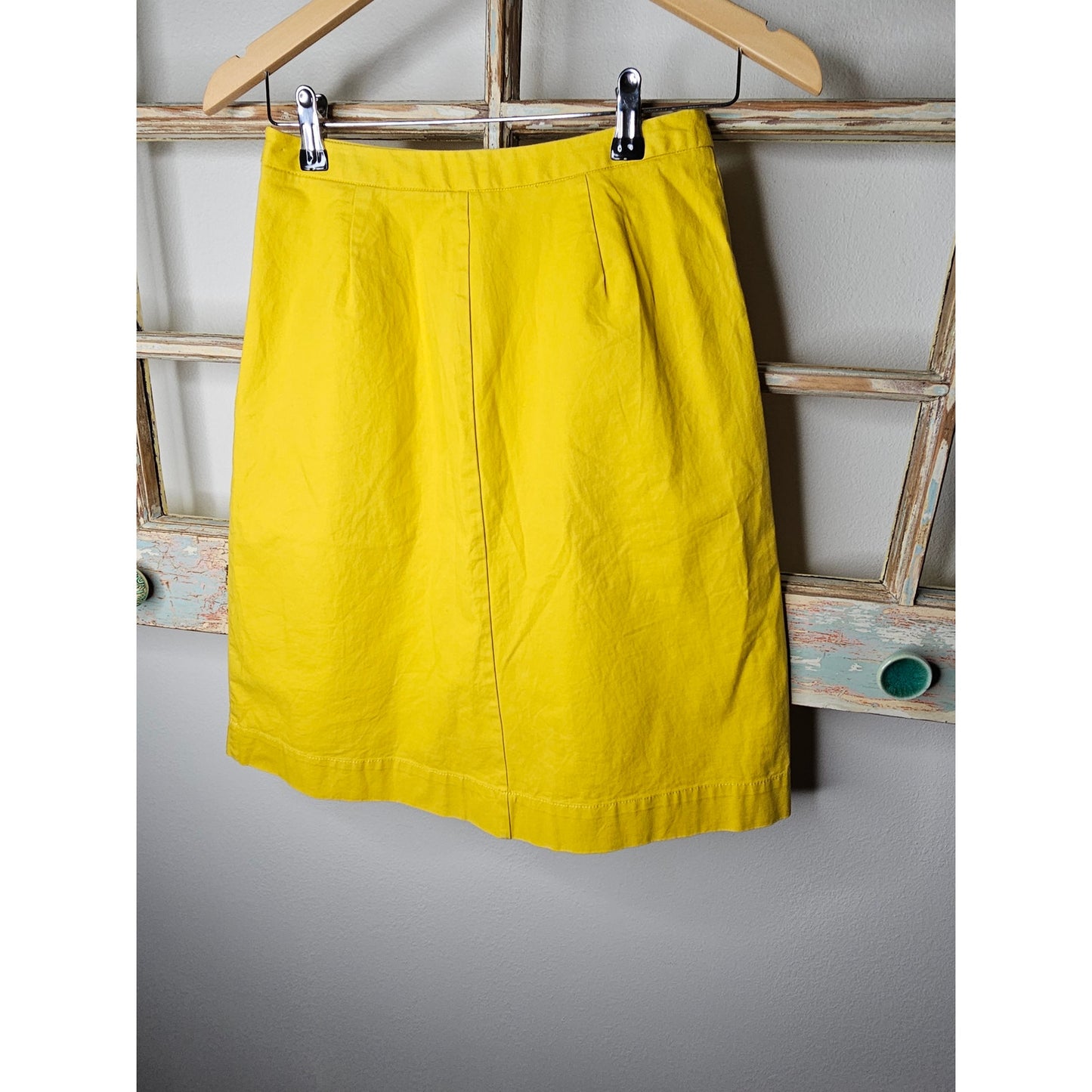 Boden Slight A-Line Golden Yellow Skirt Ladies size 2