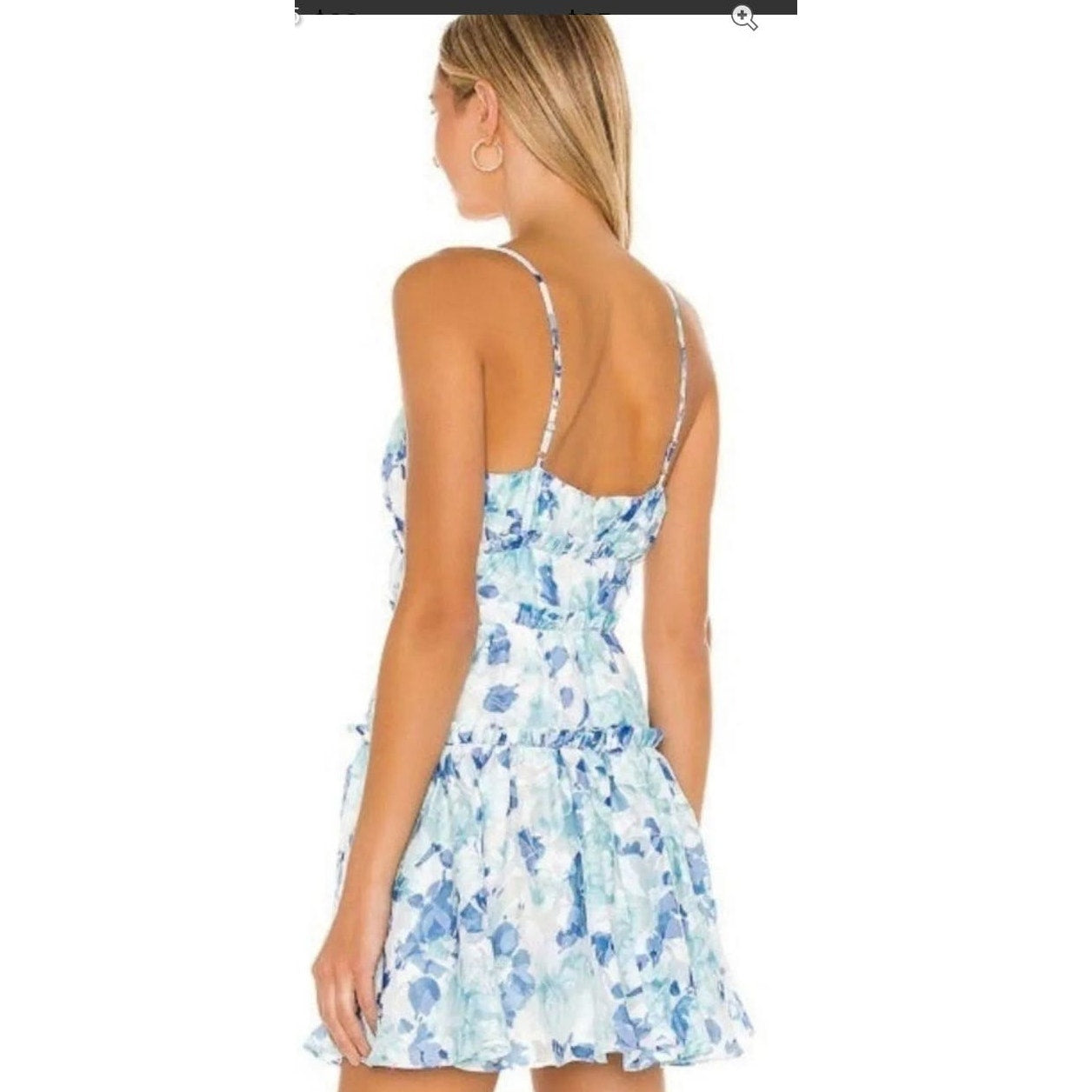 NWT Lined Majorelle Demi Tiered Ruffle Mini Dress Size Small