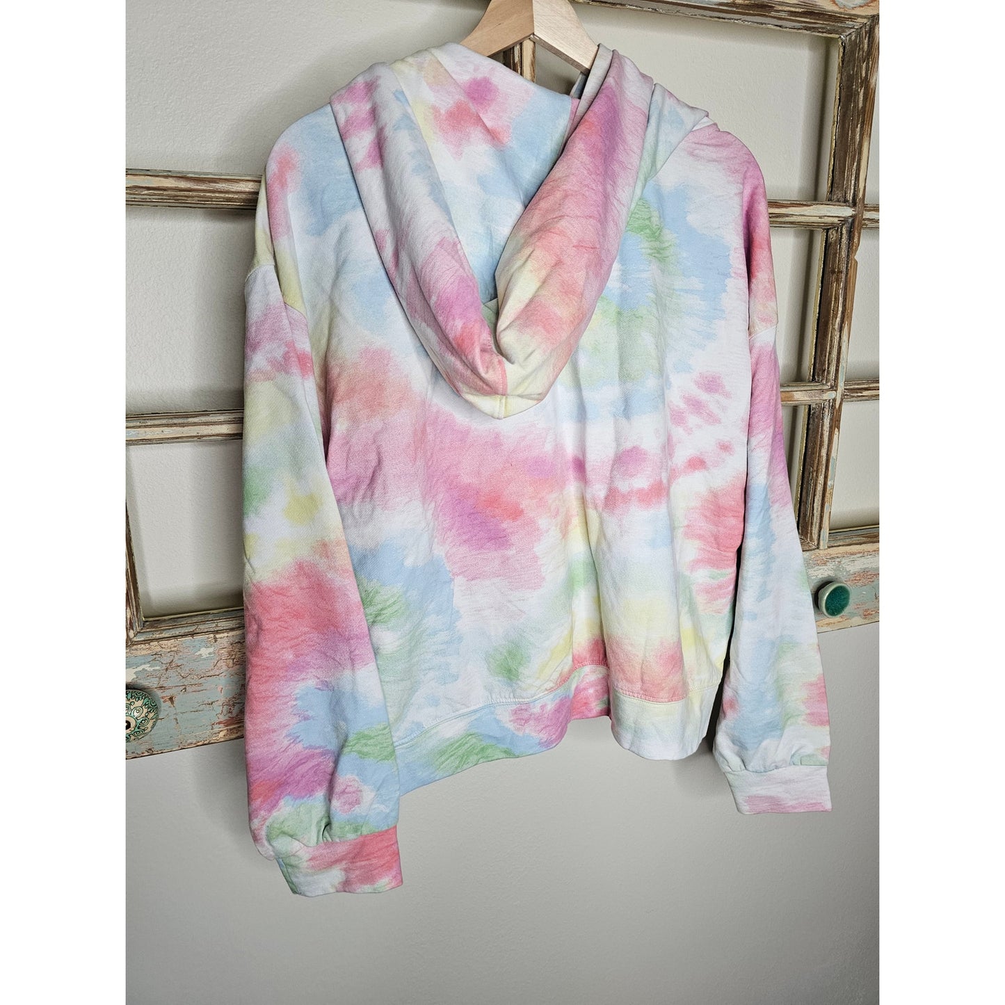 C&C Company Tie Dye Pullover Hoodie Ladies size Large