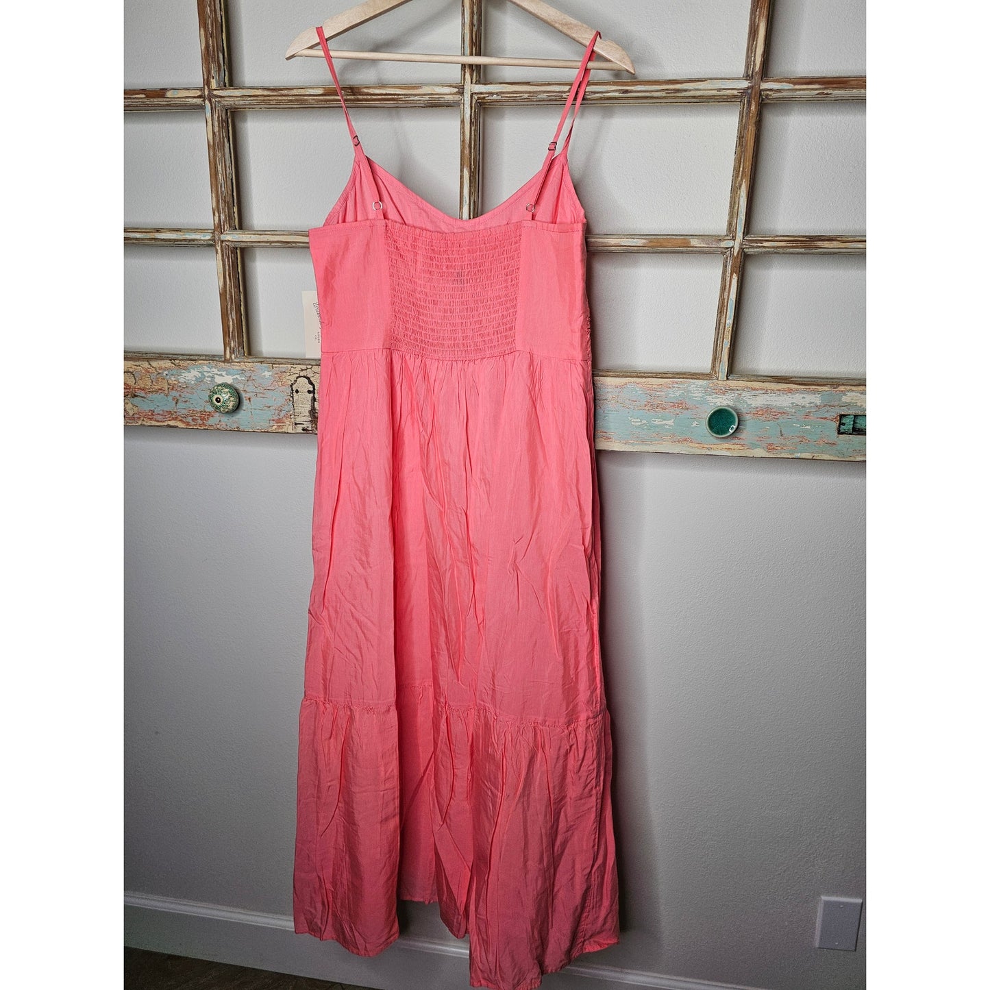 NWT Coral Adjustable Strap Midi Sun Dress Ladies size Medium