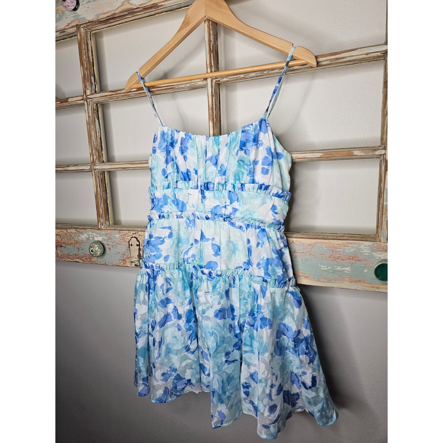 NWT Lined Majorelle Demi Tiered Ruffle Mini Dress Size Small