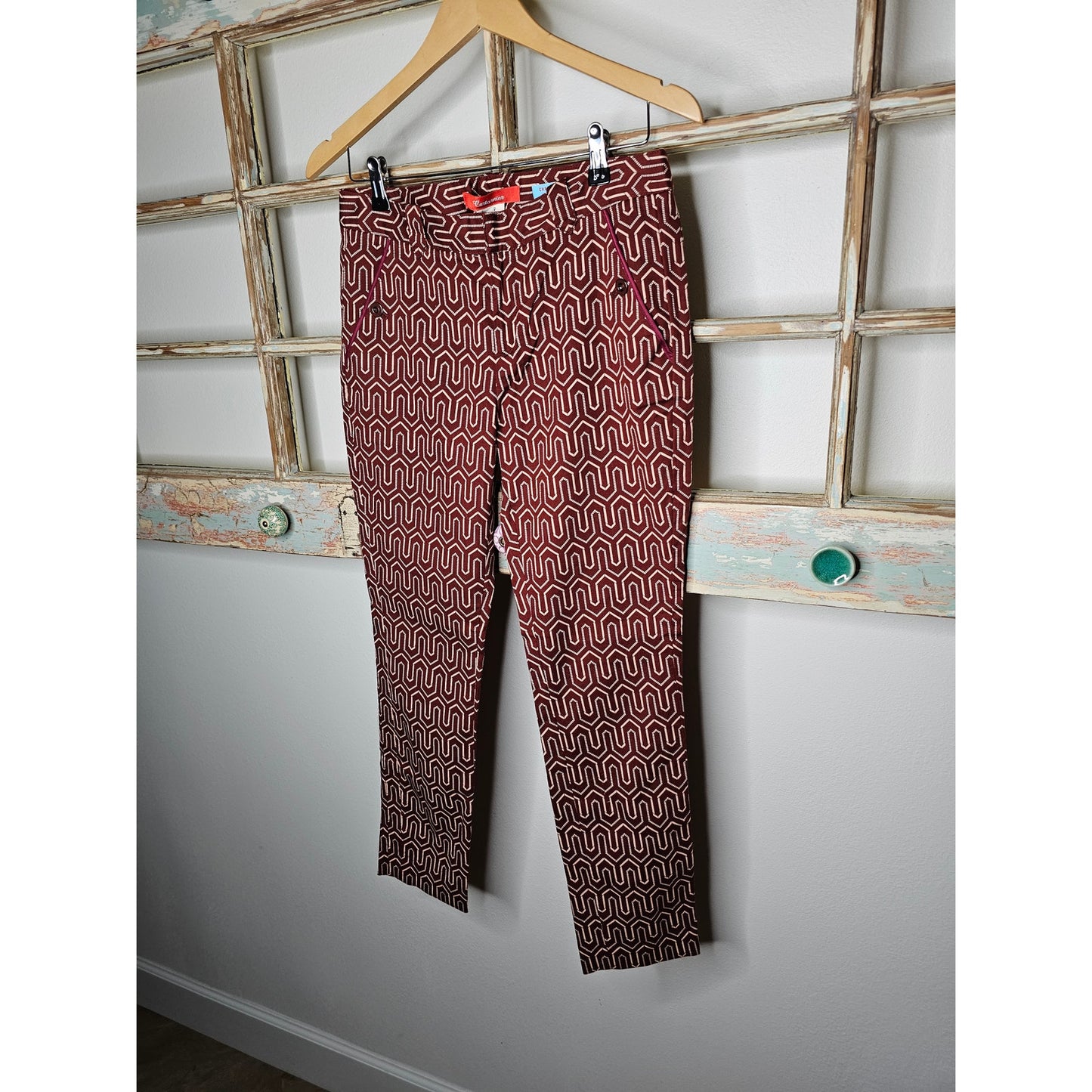 Anthropologie Cartonnier Trousers Charlie Ankle Womens pants size 6