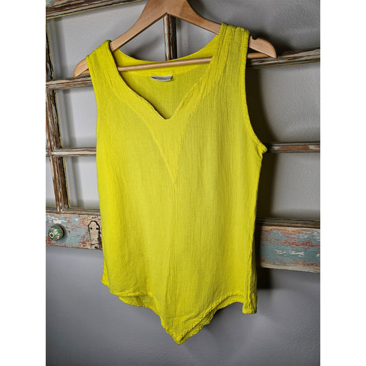 CottonWays Nancy Sleeveless Top in Sunflower Ladies size XS/S