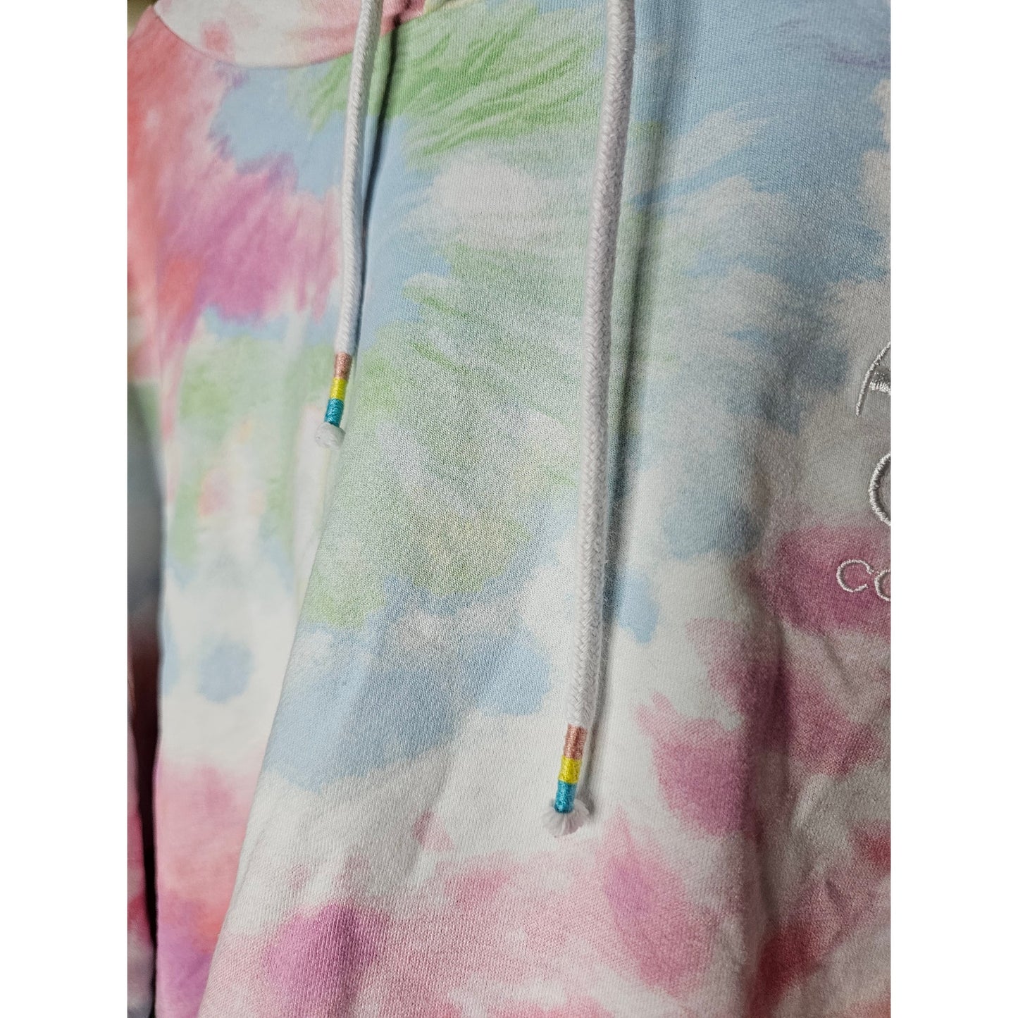 C&C Company Tie Dye Pullover Hoodie Ladies size Large