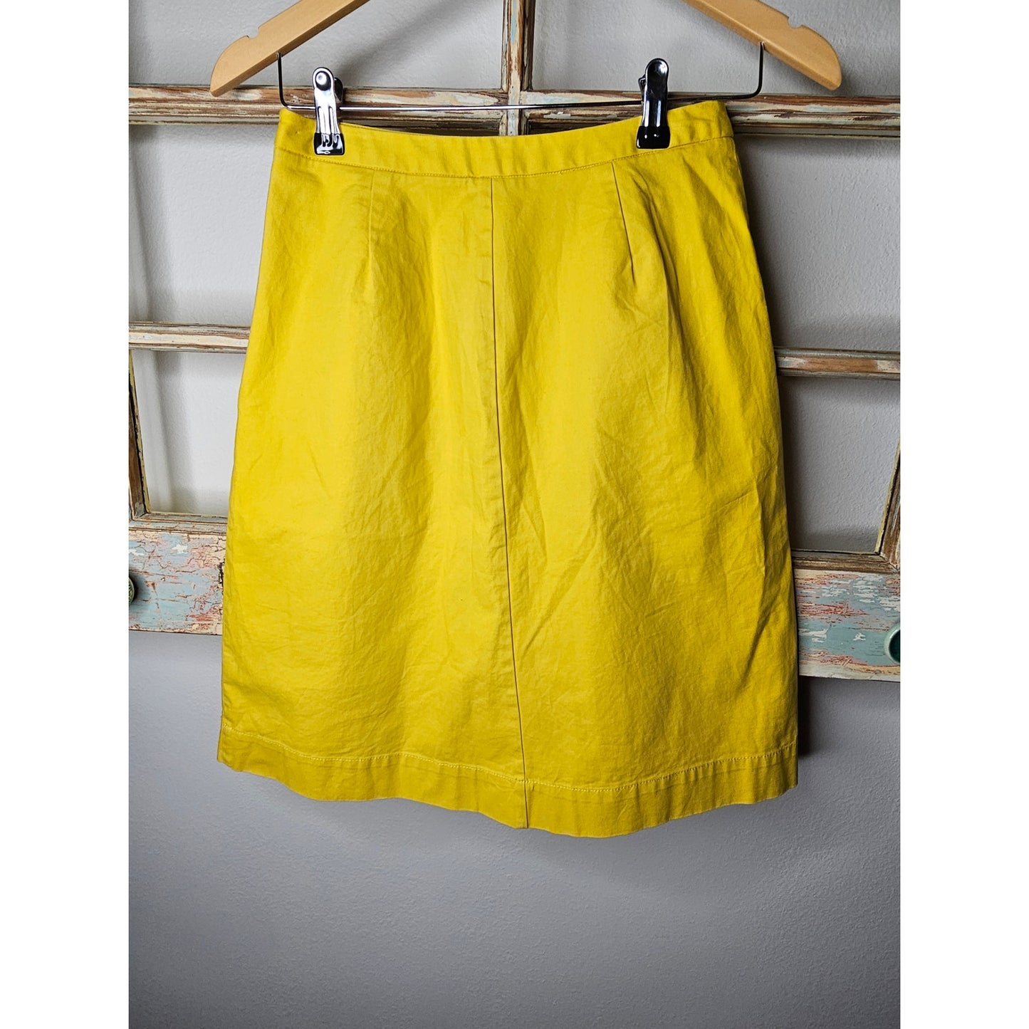 Boden Slight A-Line Golden Yellow Skirt Ladies size 2