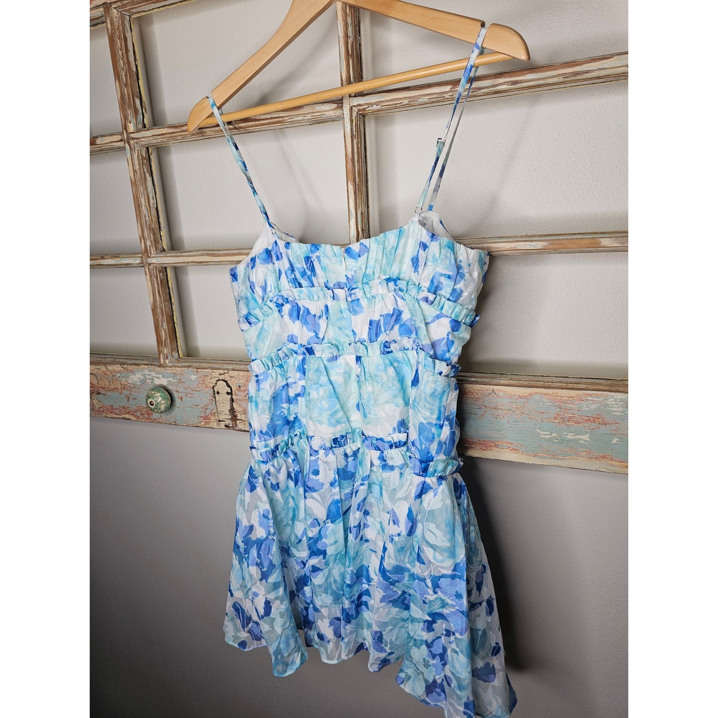 NWT Lined Majorelle Demi Tiered Ruffle Mini Dress Size Small