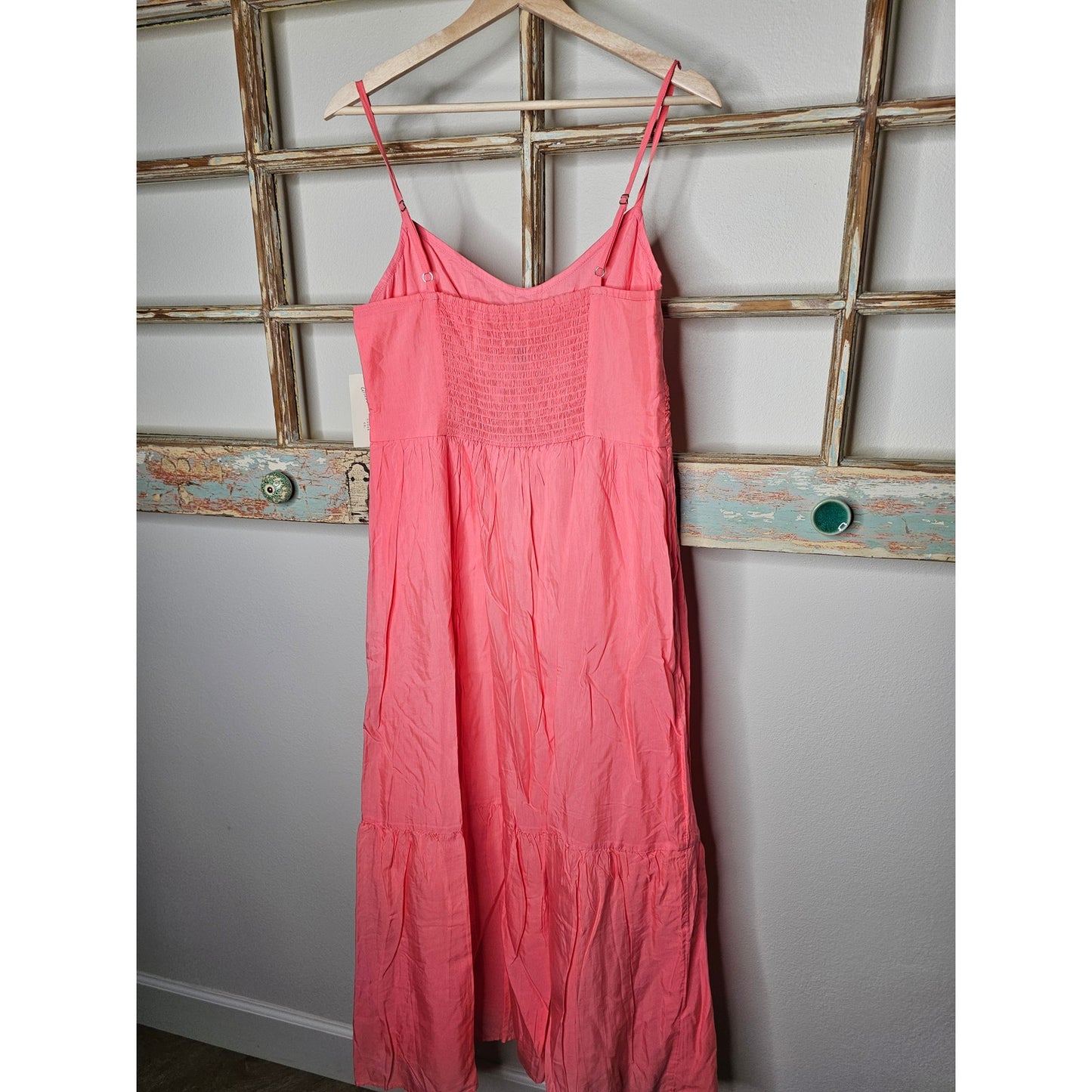 NWT Coral Adjustable Strap Midi Sun Dress Ladies size Medium