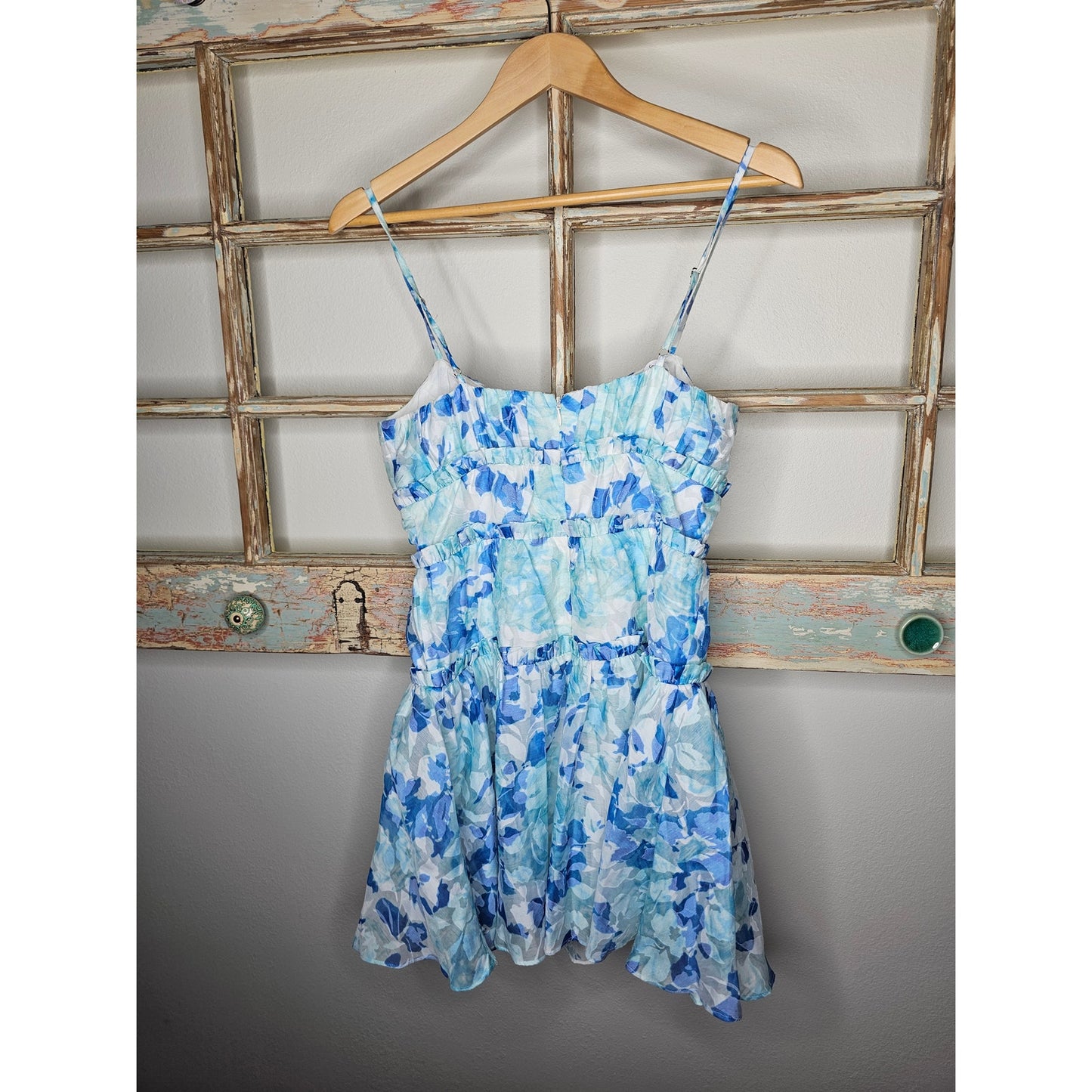 NWT Lined Majorelle Demi Tiered Ruffle Mini Dress Size Small